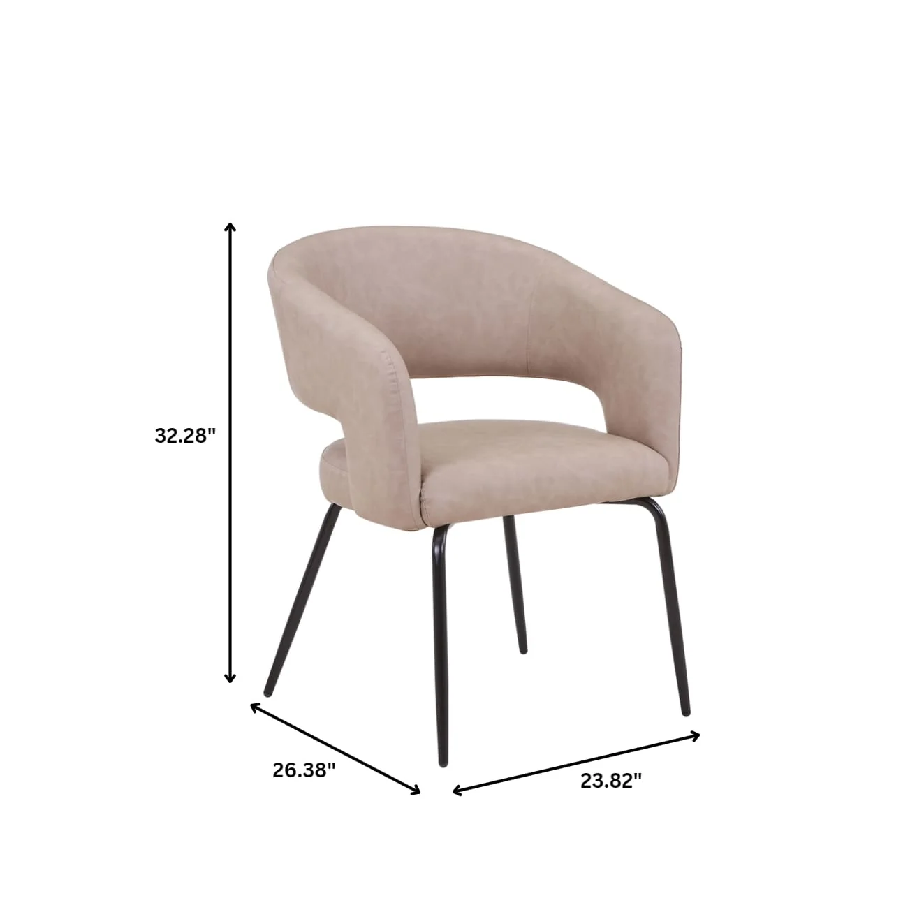 7-Piece Dining Set with Rectangular Sintered Stone Dining Table and 6 Leather Dining Chairs with Iron Base