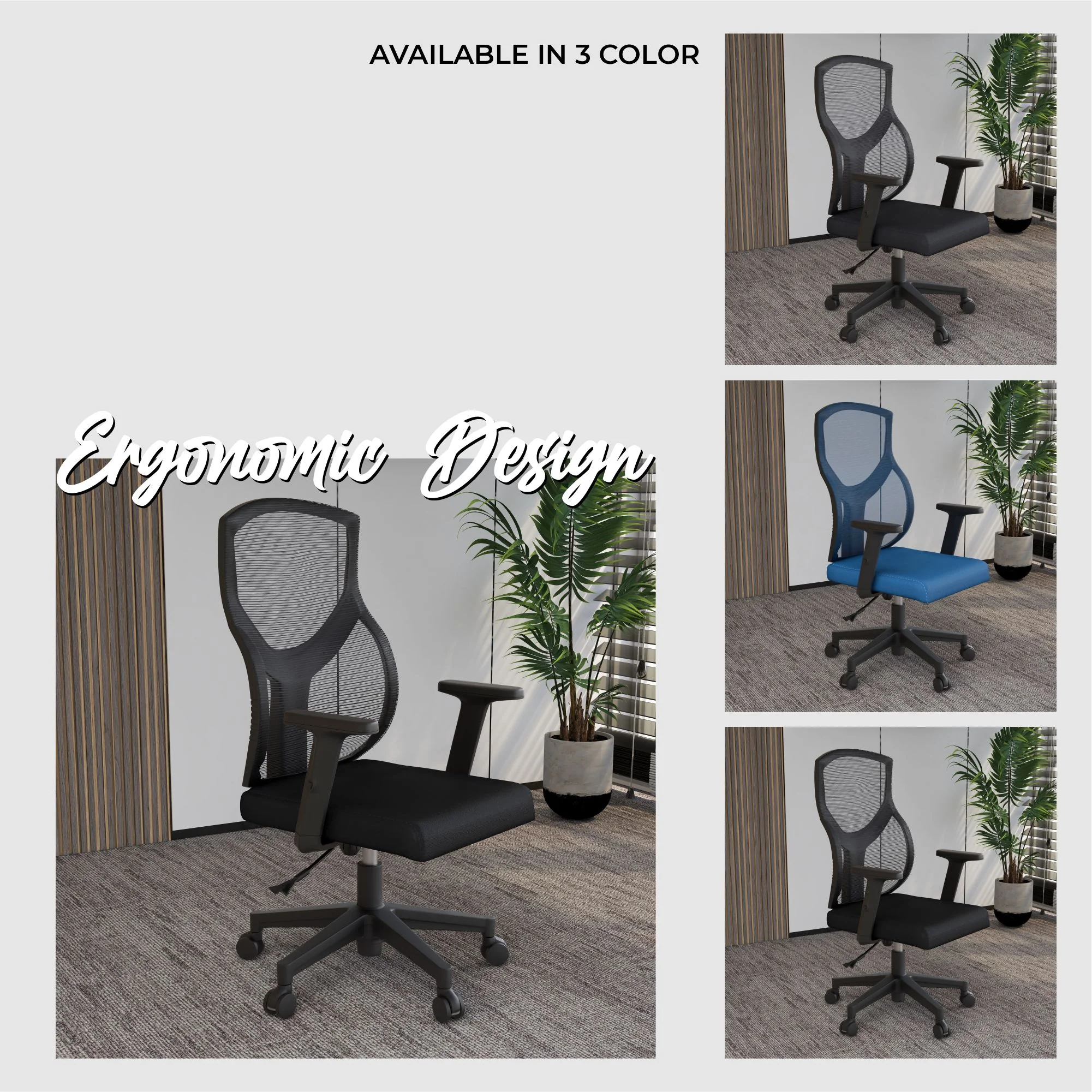 Office Glen Series Office Task Chair In Black