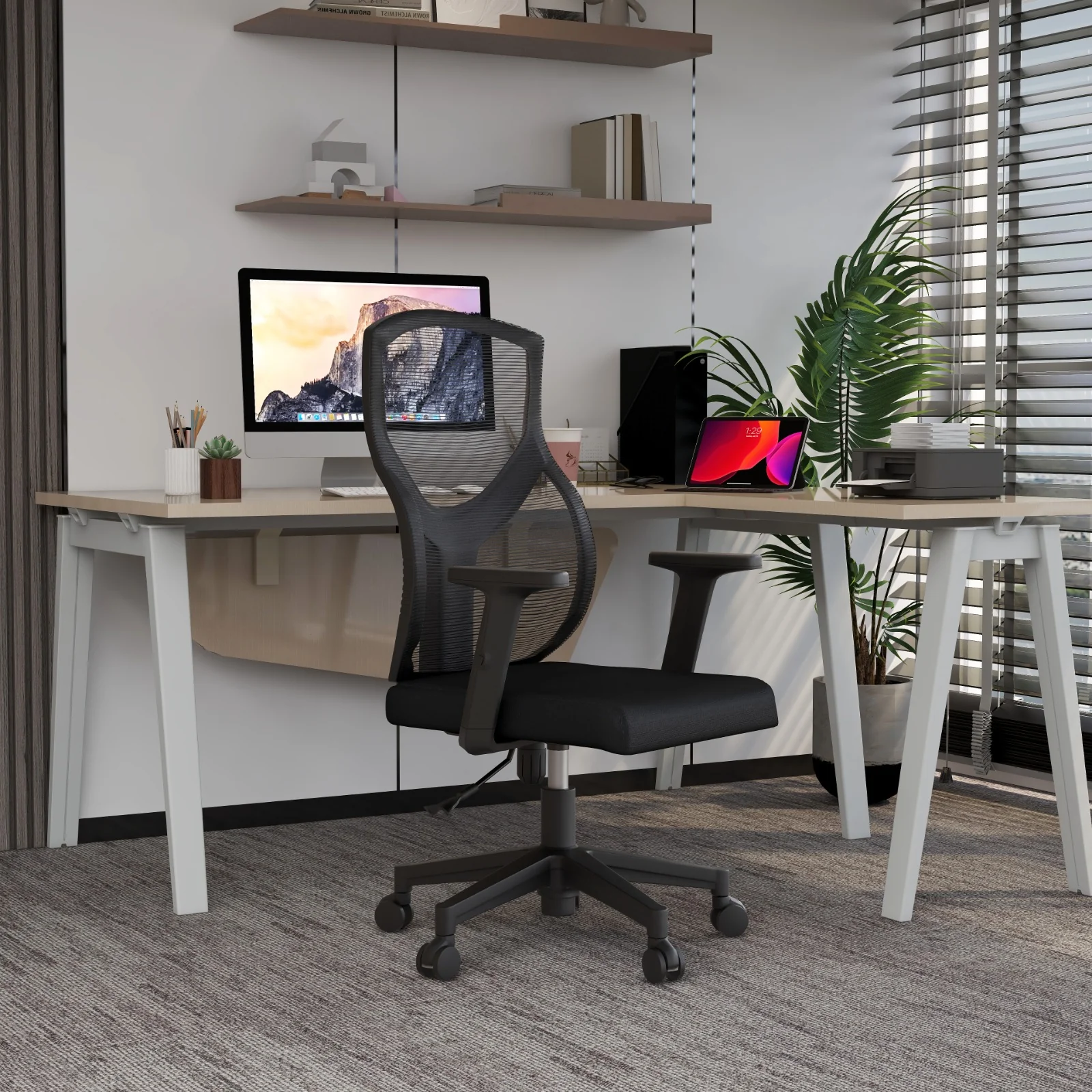 Office Glen Series Office Task Chair In Black