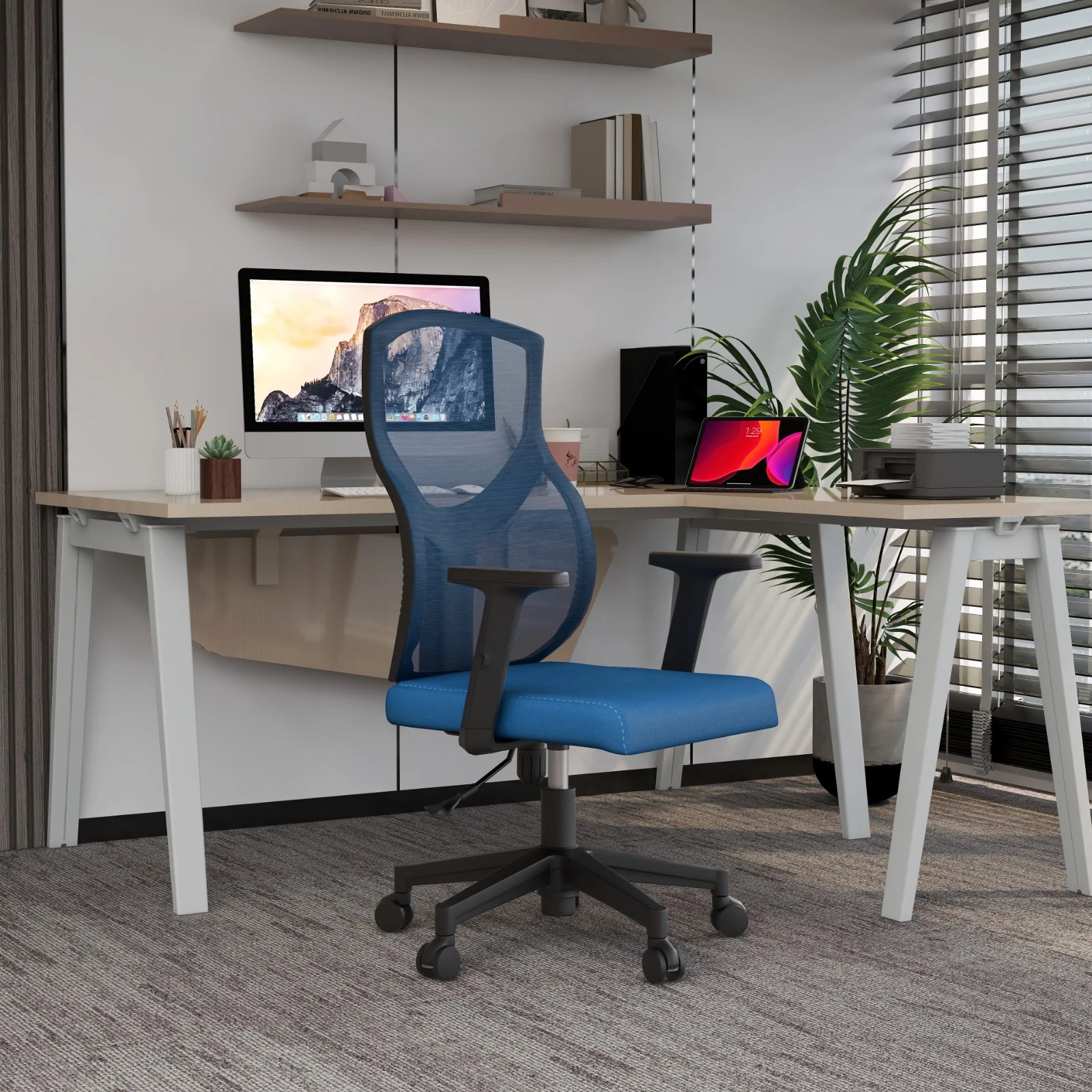 Office Glen Series Office Task Chair In Blue