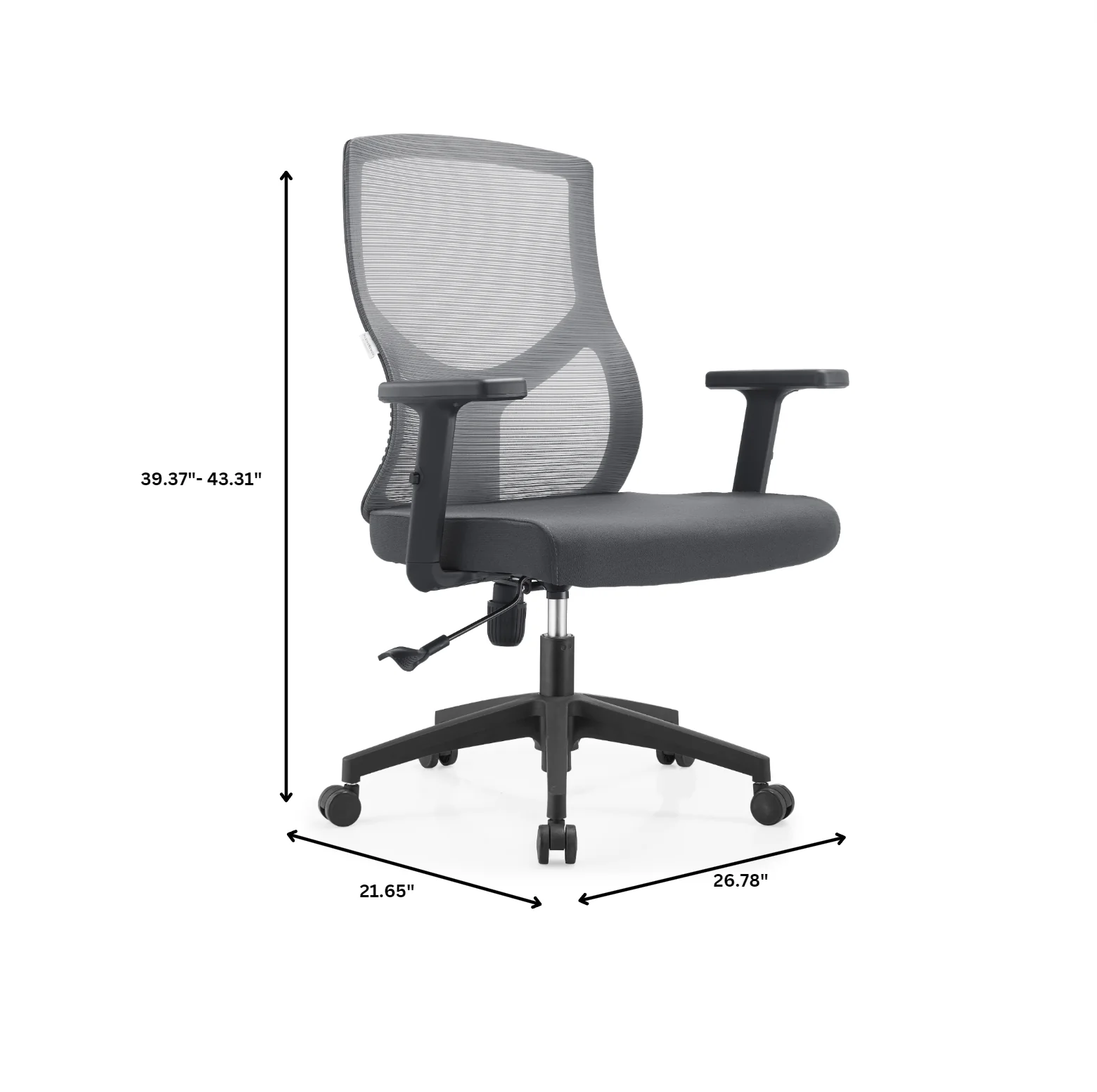 Office Glen Series Office Task Chair In Grey