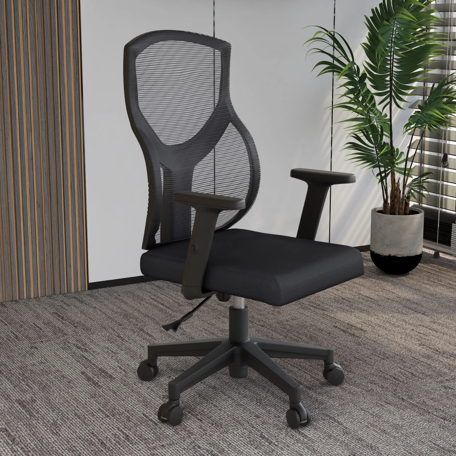 Office Glen Series Office Task Chair In Grey