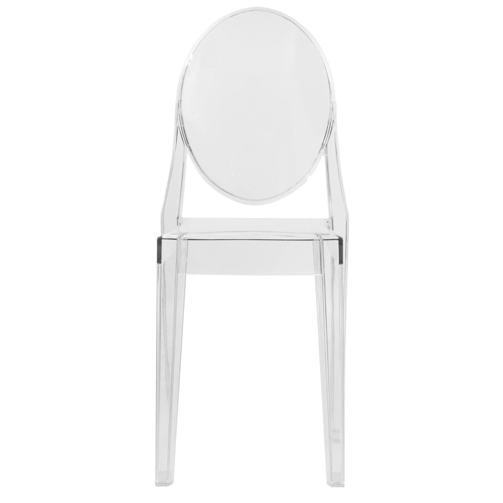 Marion Transparent Acrylic Modern Chair, Set of 2