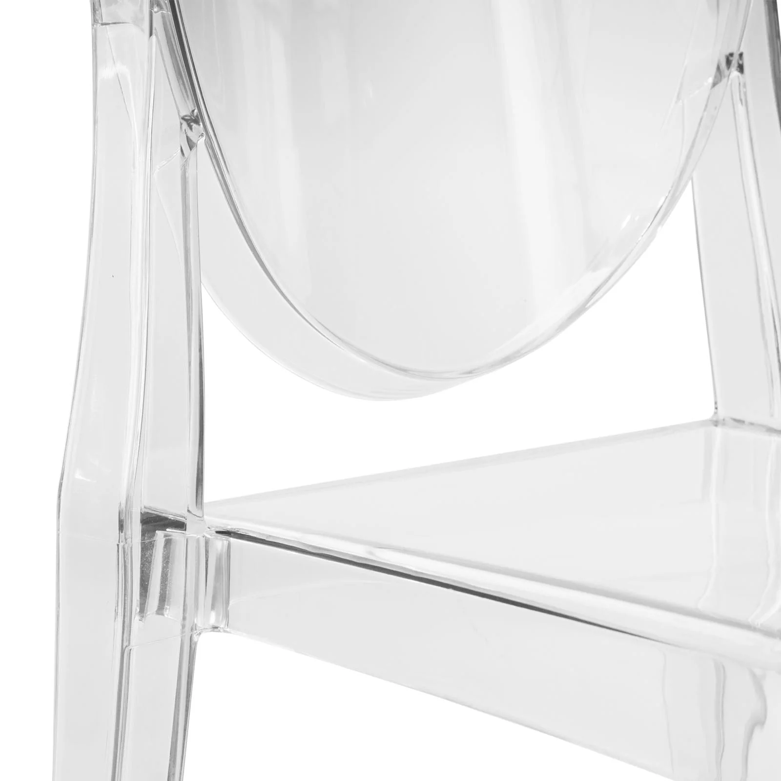 Marion Transparent Acrylic Modern Chair, Set of 2