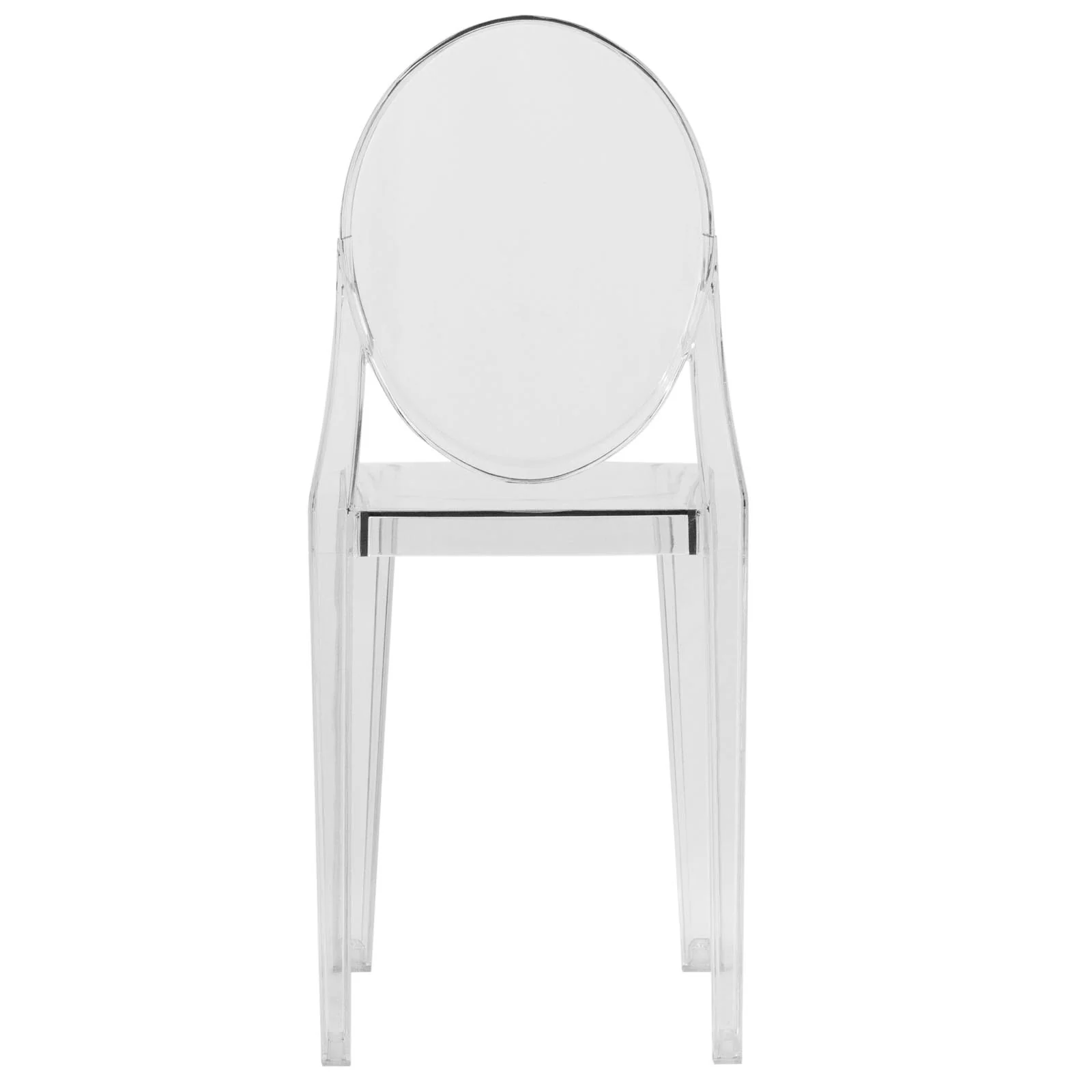 Marion Transparent Acrylic Modern Chair, Set of 2
