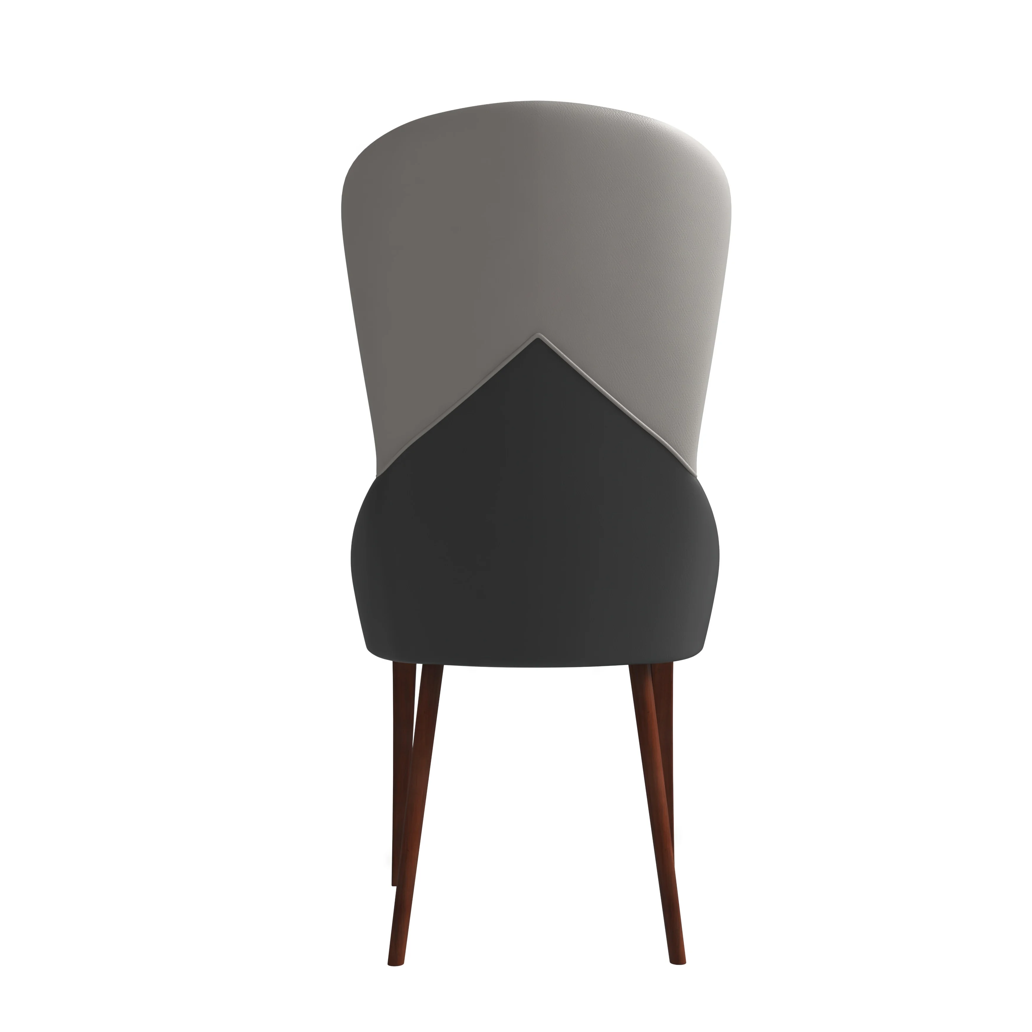 Havana Collection Modern Wooden Dining Chair in Grey
