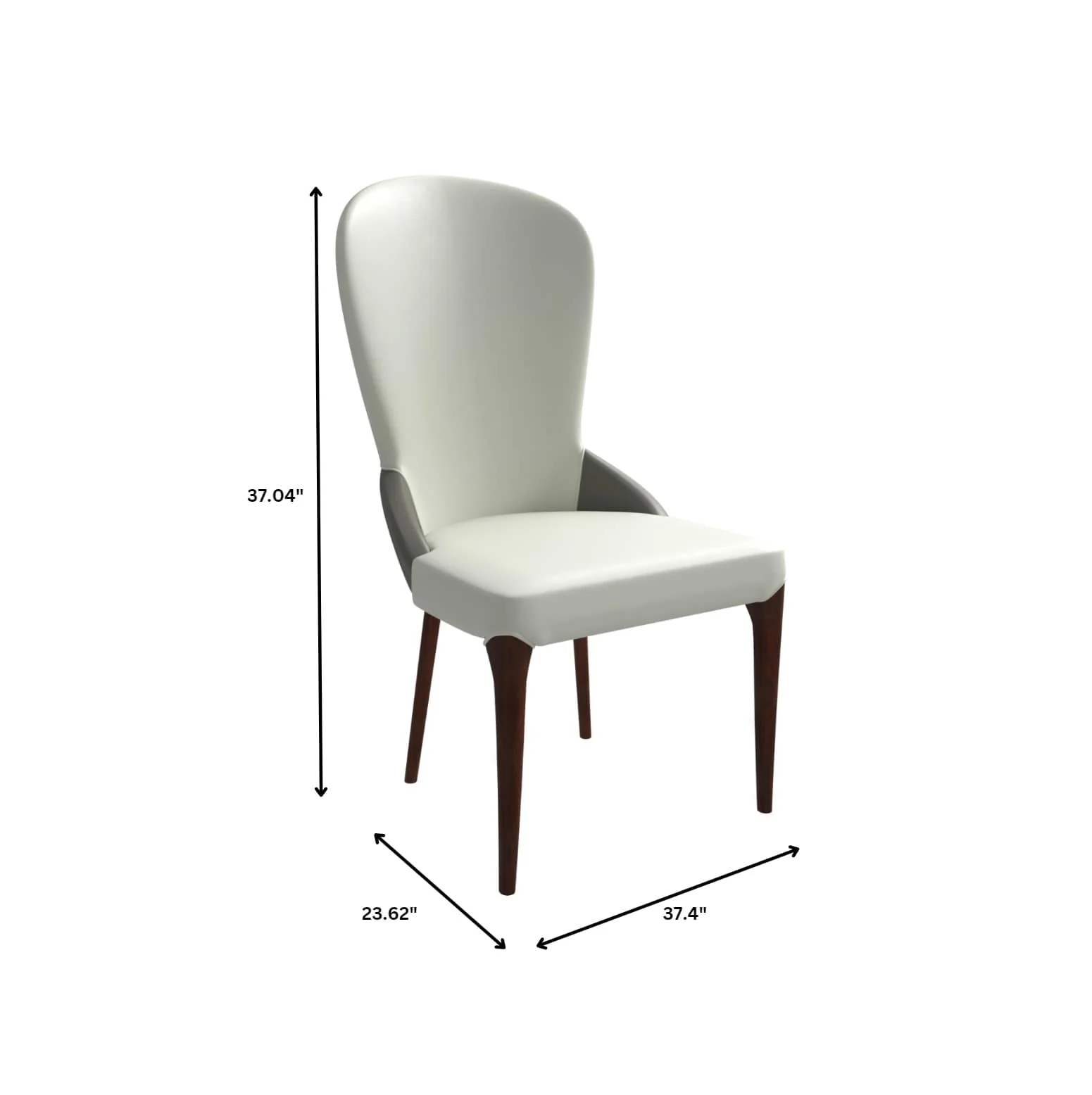 Havana Collection Modern Wooden Dining Chair in Toupe