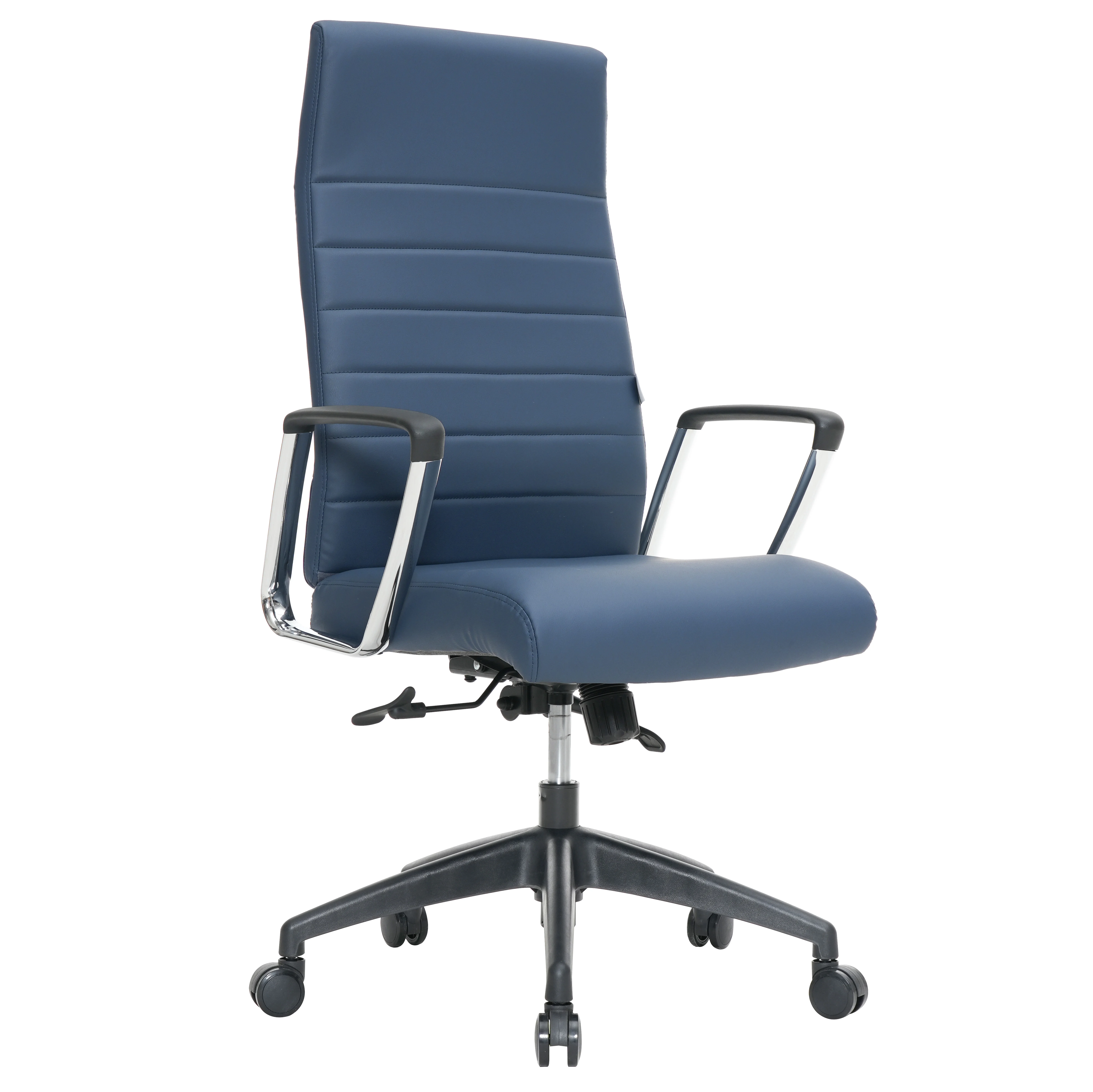 Hilton Modern High-Back Leather Office Chair