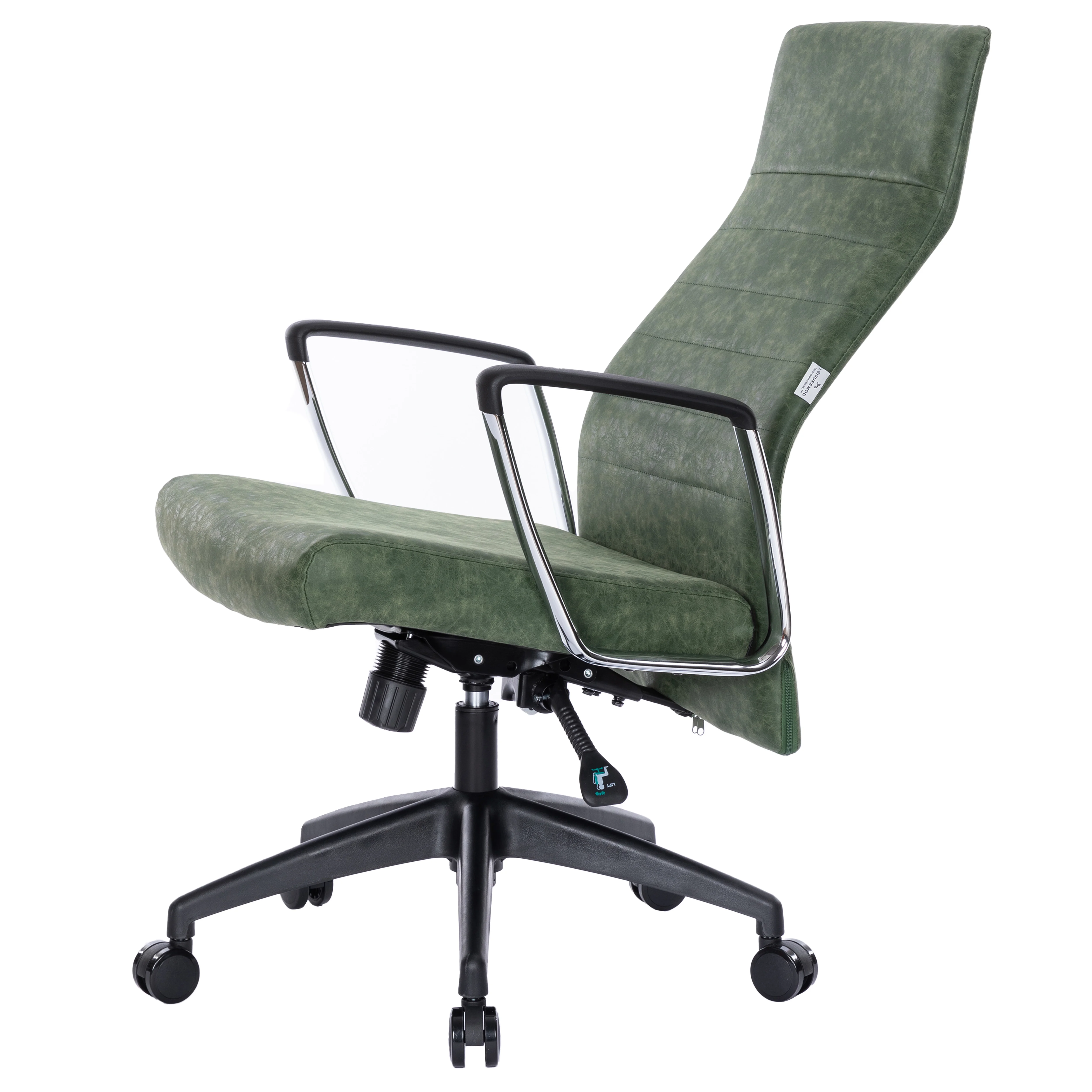 Hilton Leather Office Chair in Green