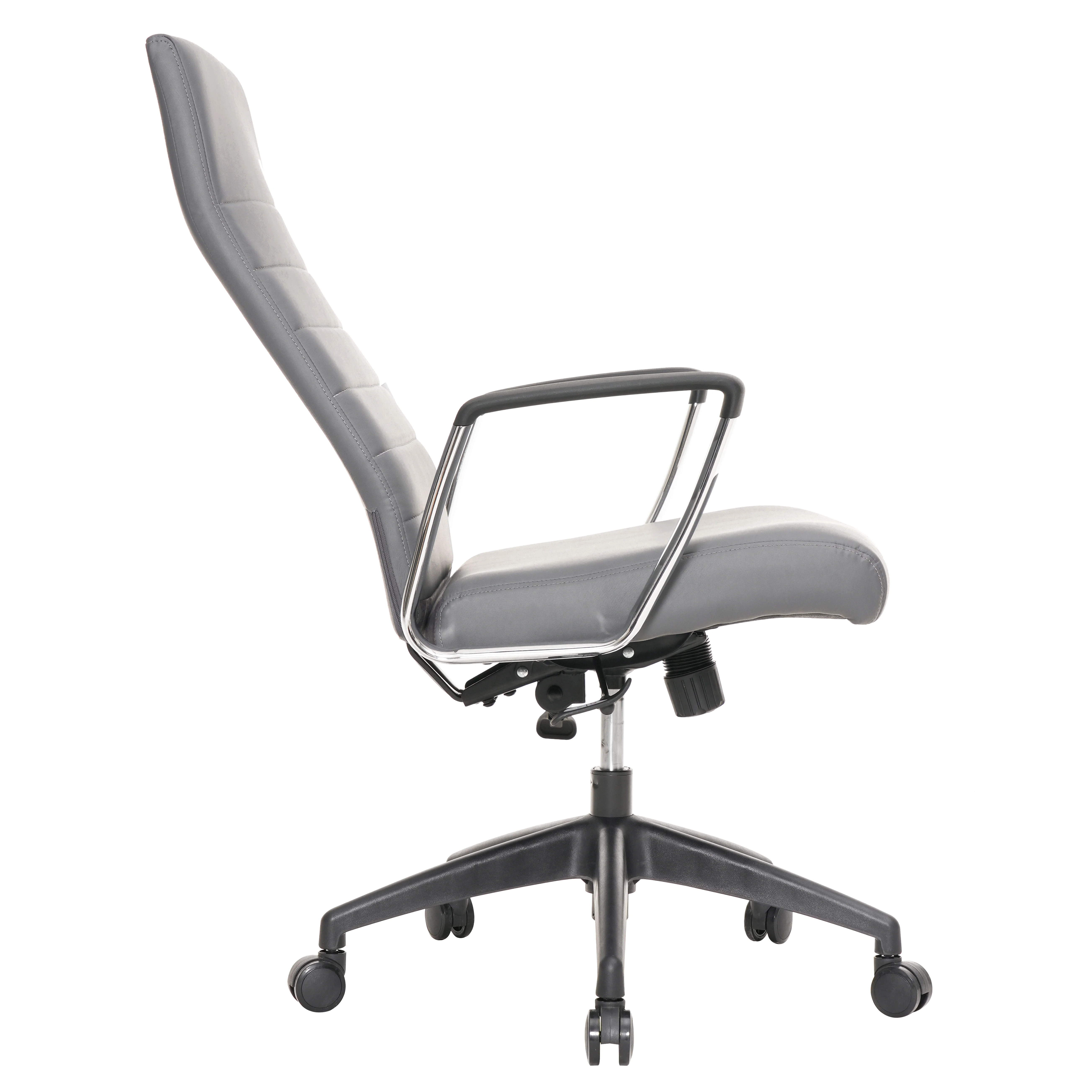 Hilton Modern High-Back Leather Office Chair