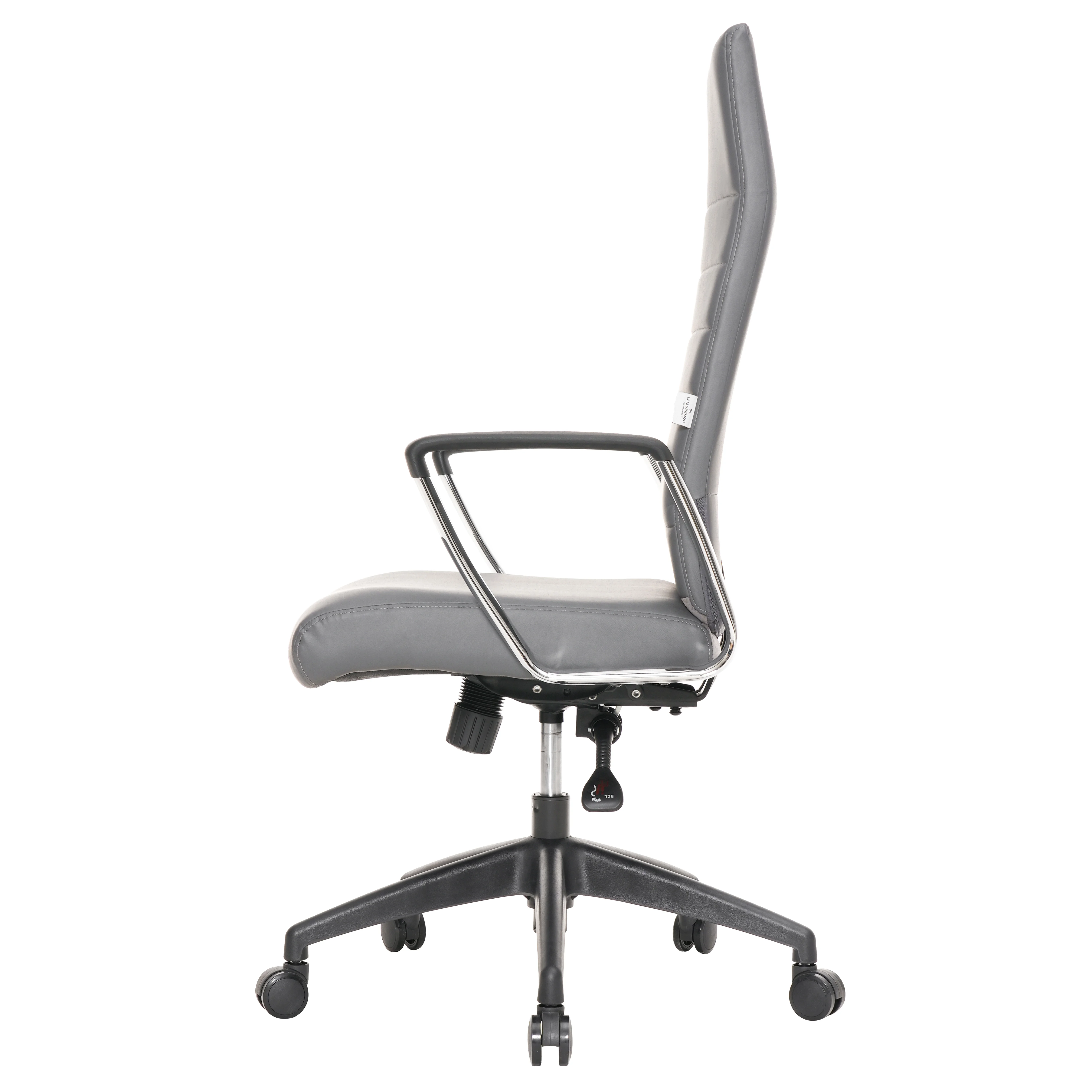 Hilton Modern High-Back Leather Office Chair