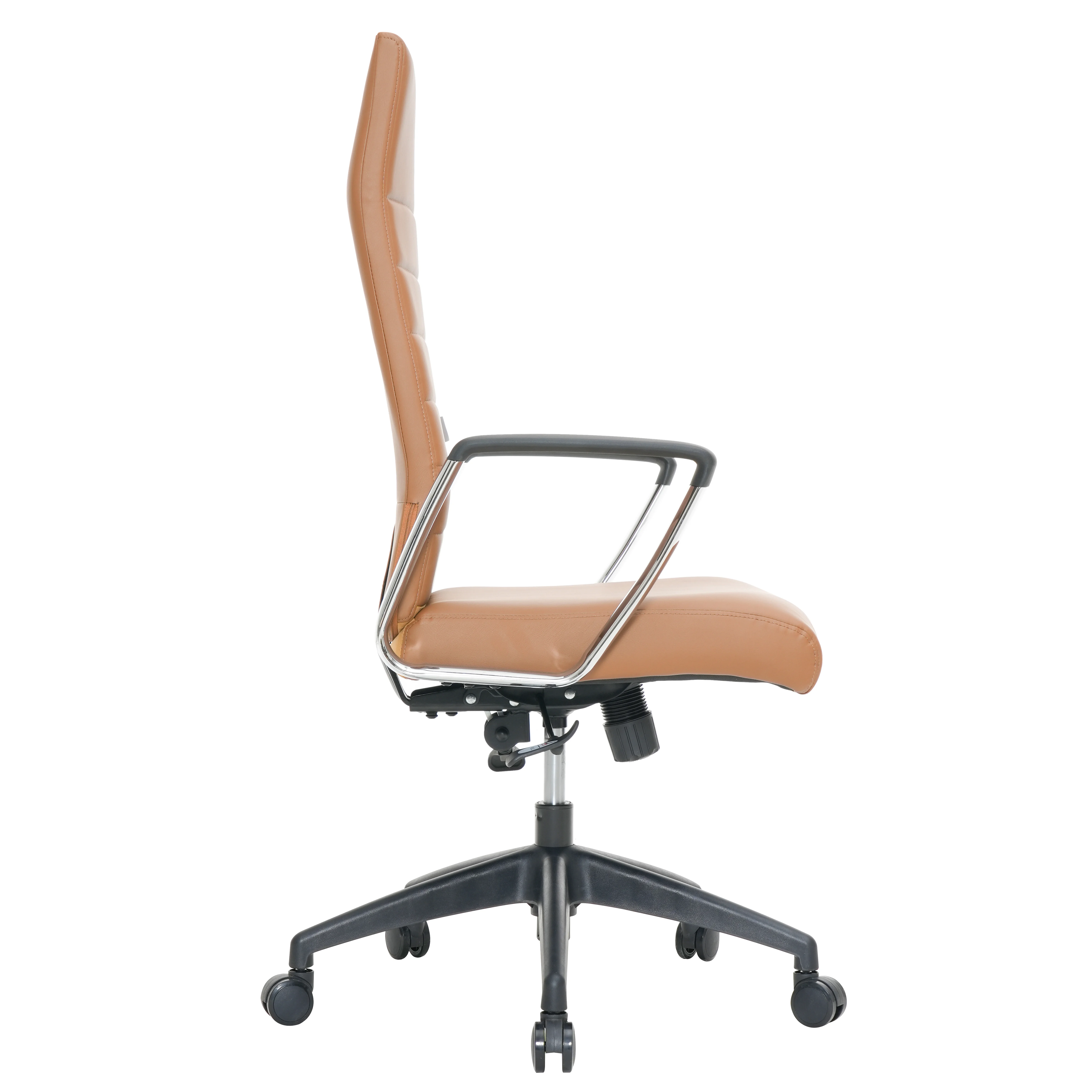 Hilton Modern High-Back Leather Office Chair