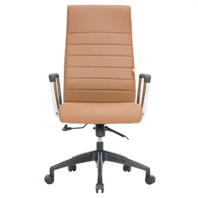 Hilton Modern High-Back Leather Office Chair