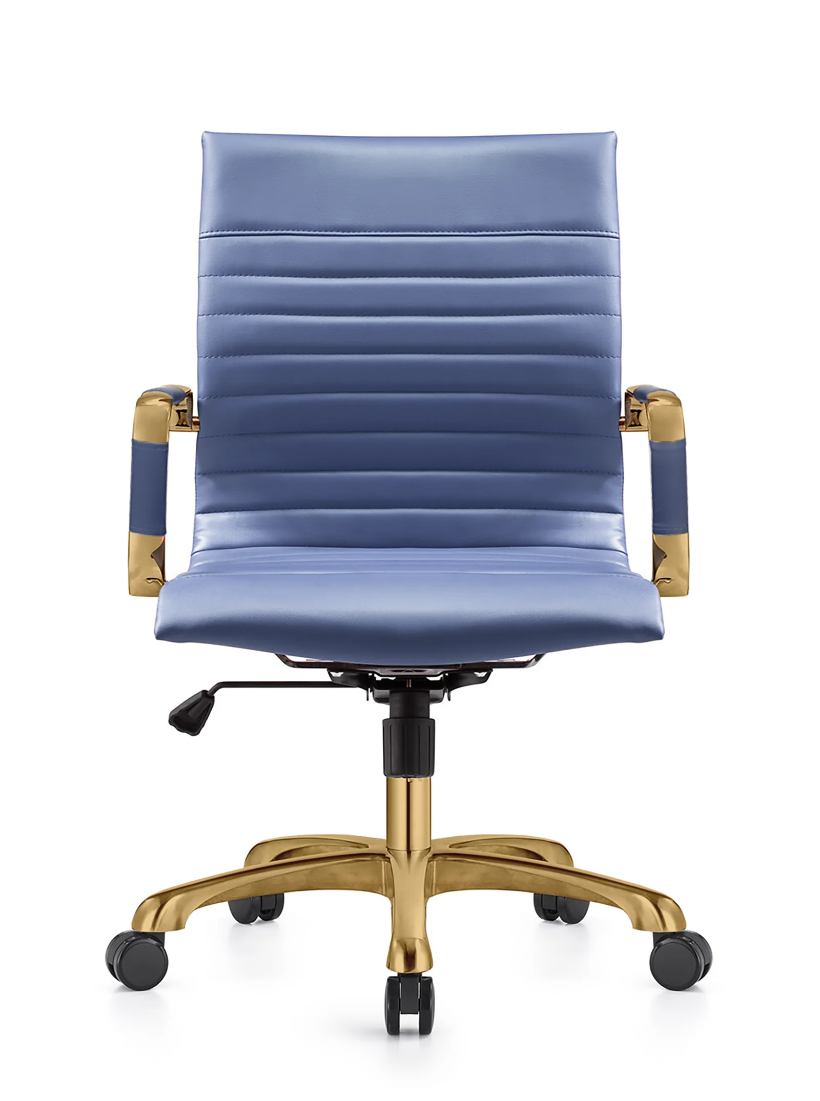 Harris Office Chair With Gold Frame