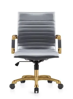 Harris Office Chair With Gold Frame