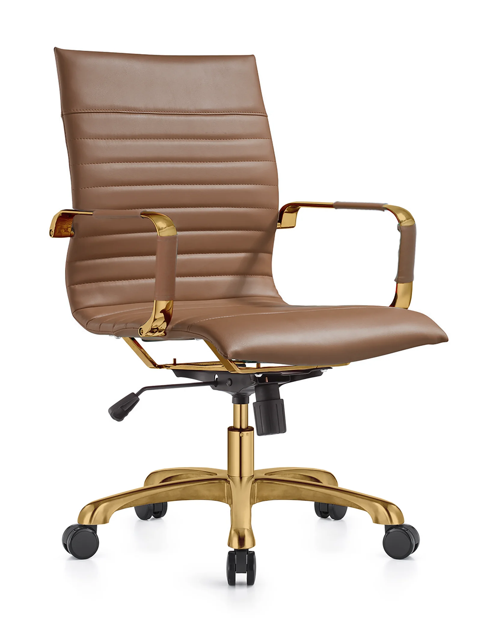 Harris Office Chair With Gold Frame