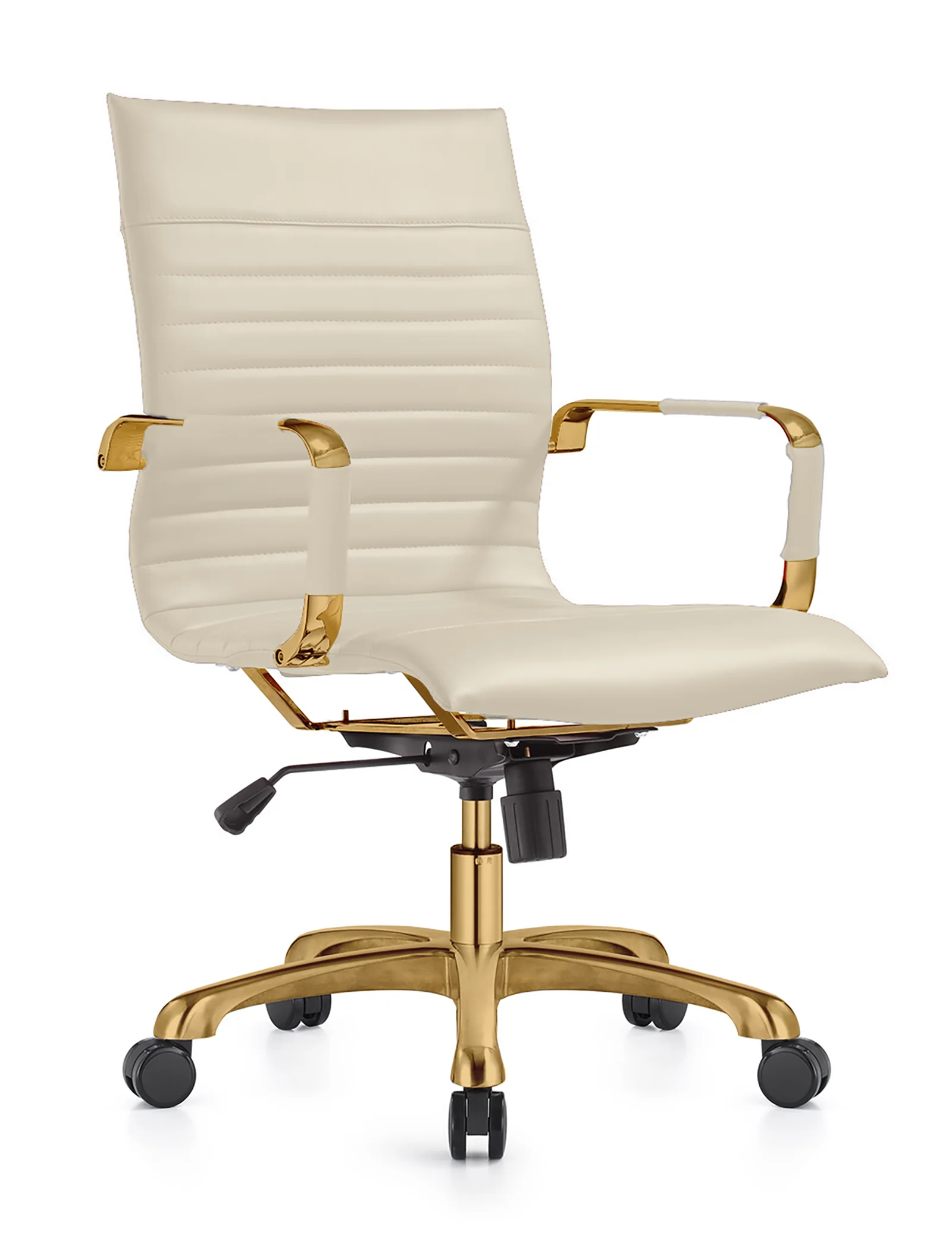 Harris Office Chair With Gold Frame