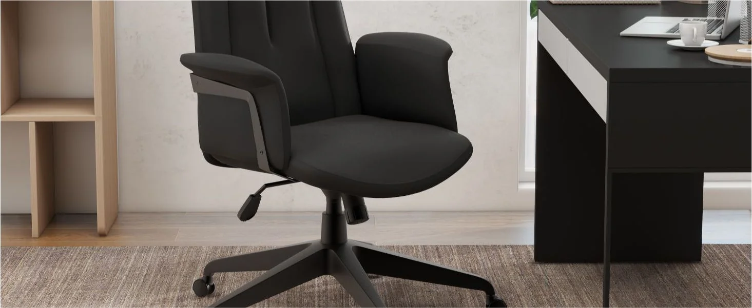 Inifini Collection Modern Office Chair In Black