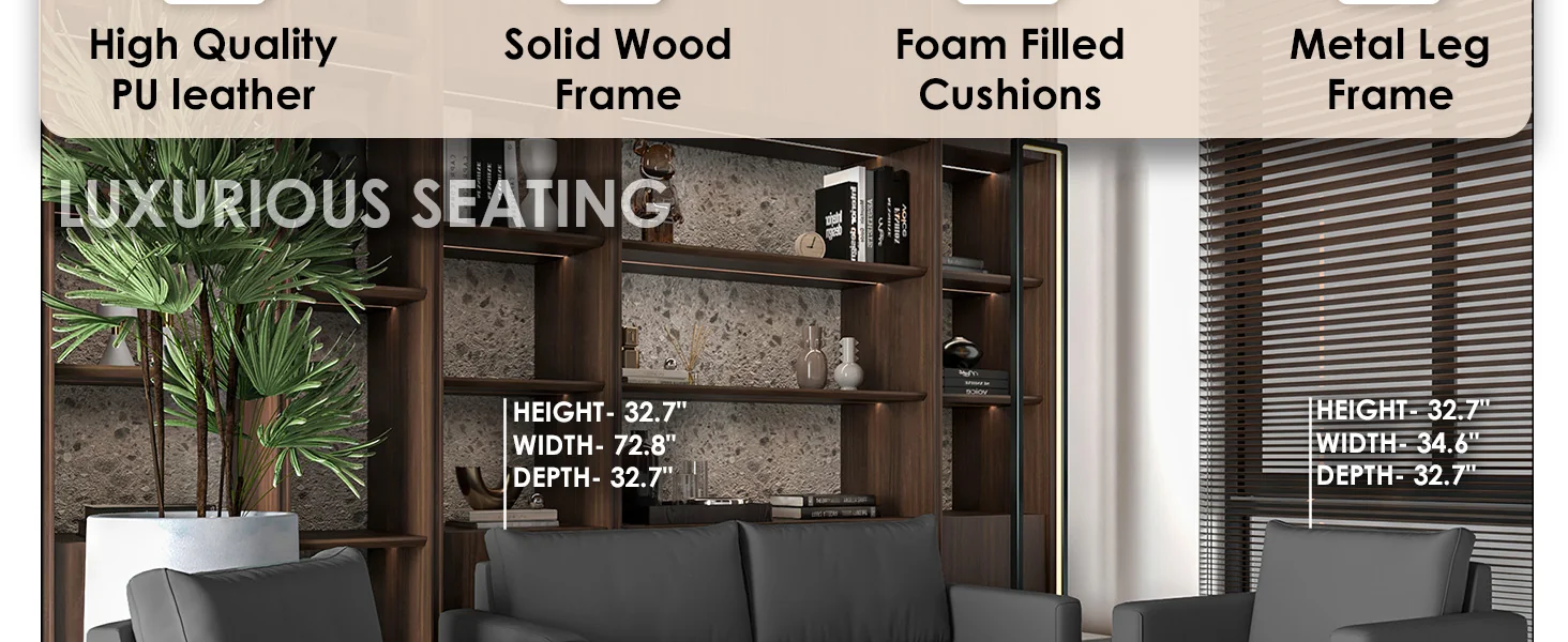 Inno Collection Sofa Set, 2 Single Seaters, and 3 seater In Grey