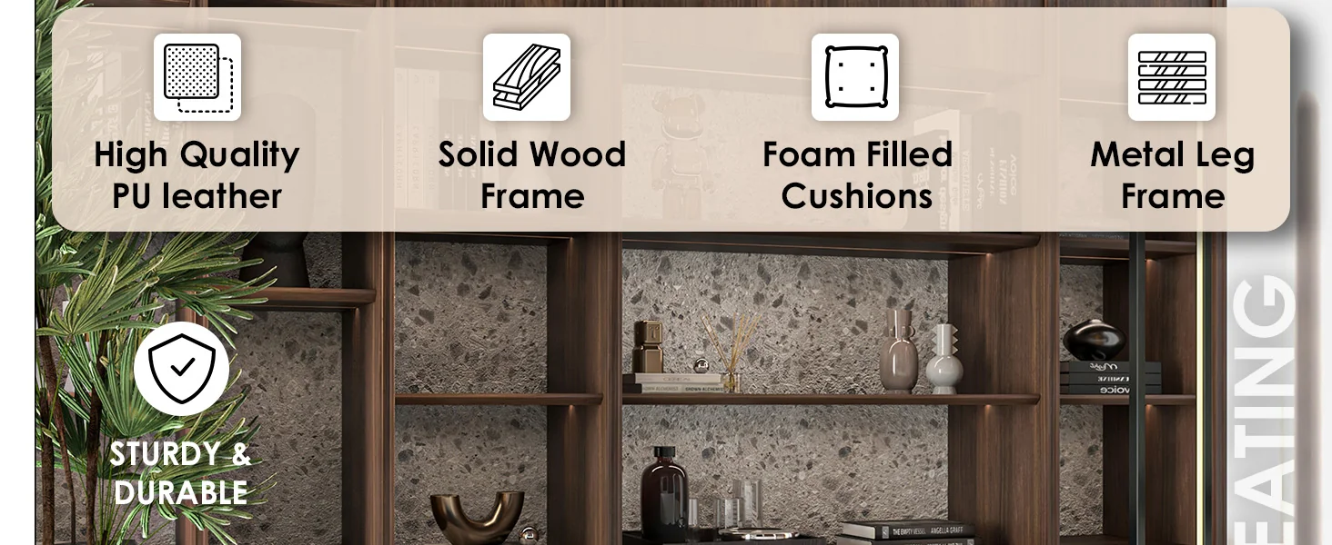 Inno Collection Three Seater Sofa In Dark Blue