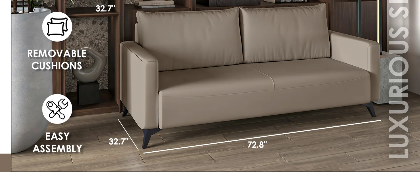 Inno Collection Three Seater Sofa In Taupe