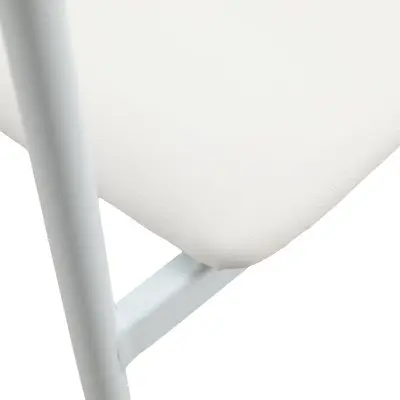 Kora Collection Modern Dining Chair in White - Set of 2