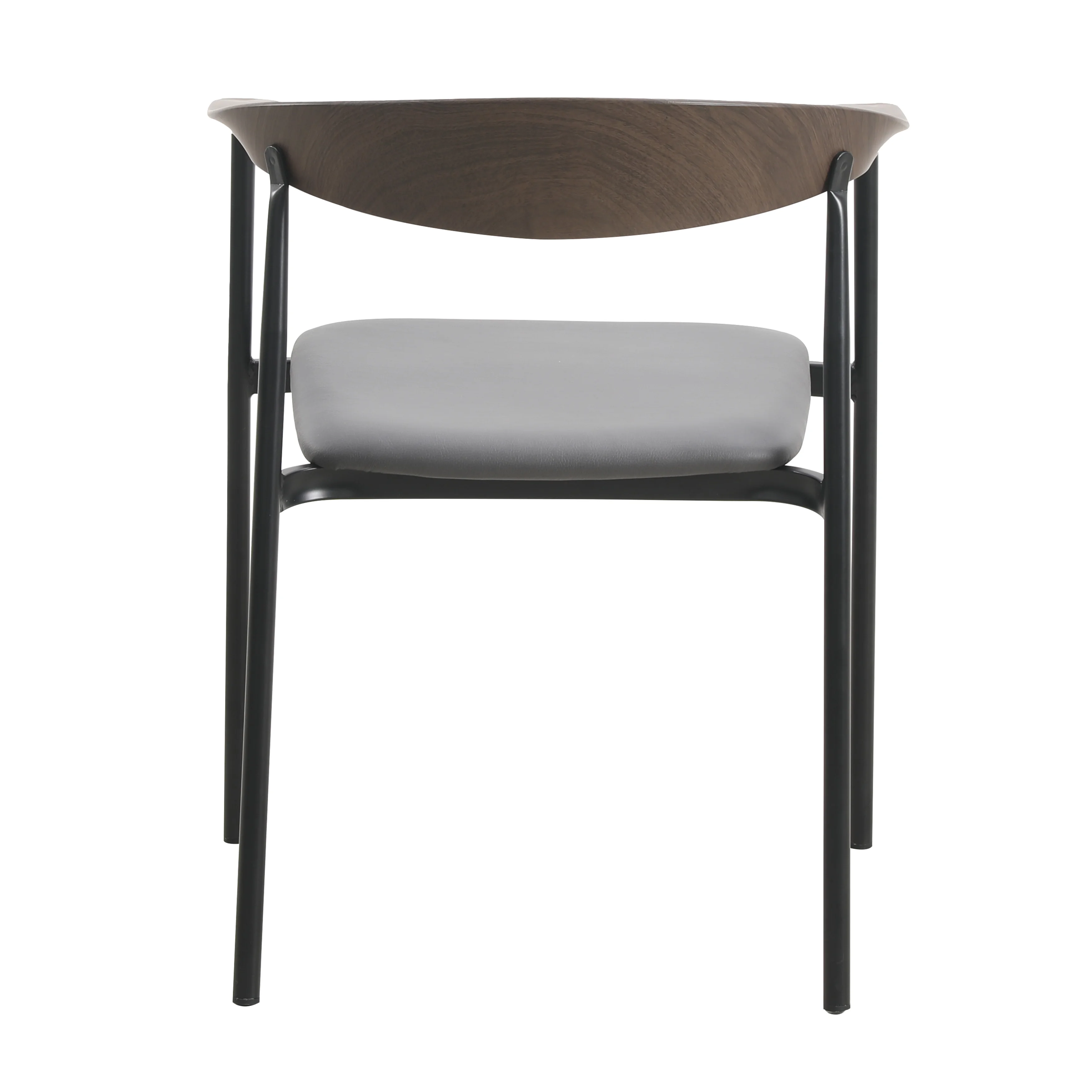 Kora Collection Modern Dining Chair in Charcoal