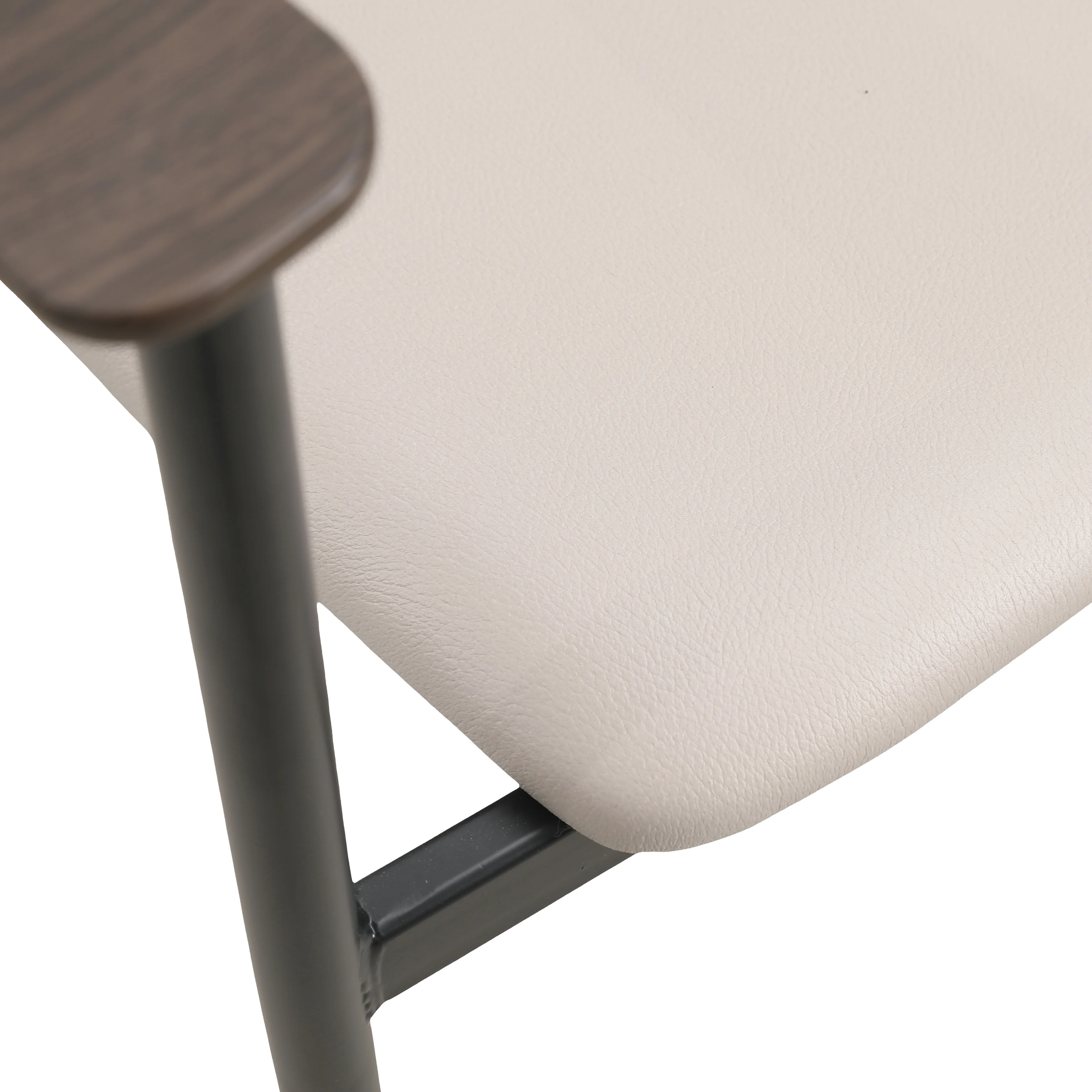 Kora Collection Modern Dining Chair in Taupe