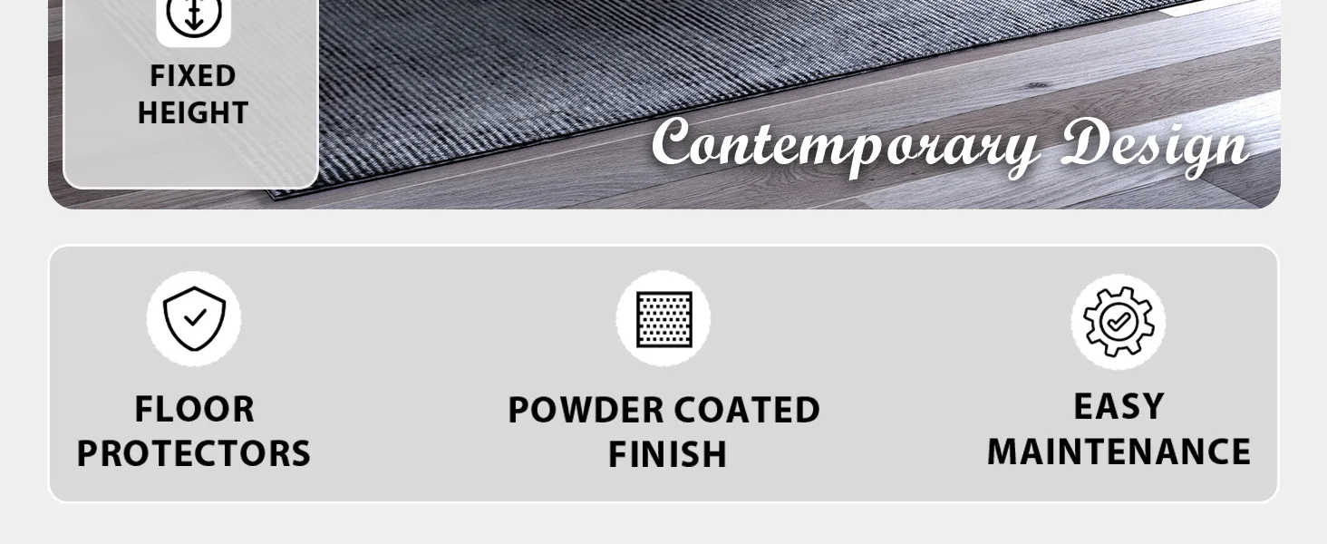 Kova Series Dining Table, Clear Base with 55" Light Grey Sintered Stone Top