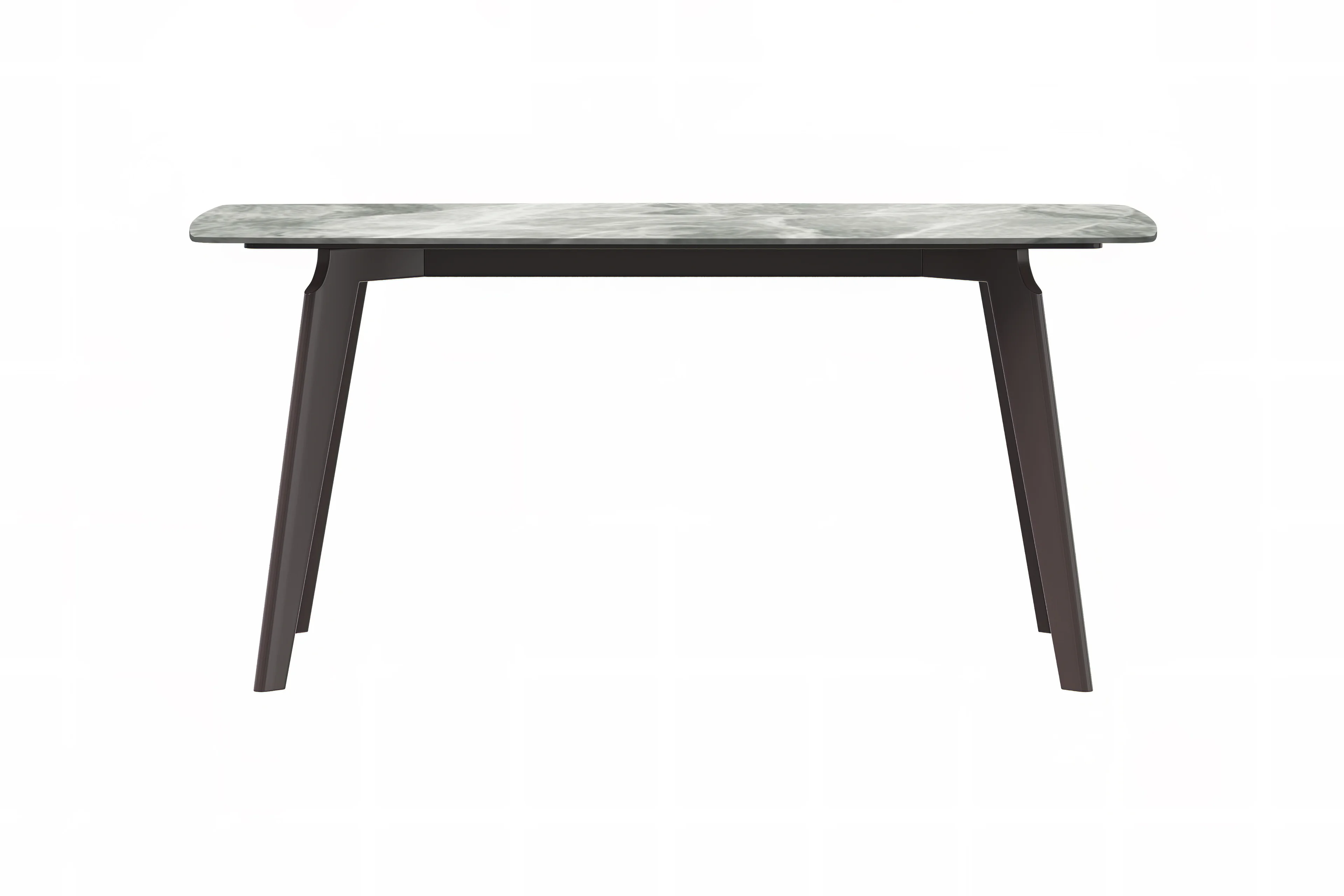 Krevor Series Modern Dining Table Silver Base, With 55 Light Grey Sintered Stone Top