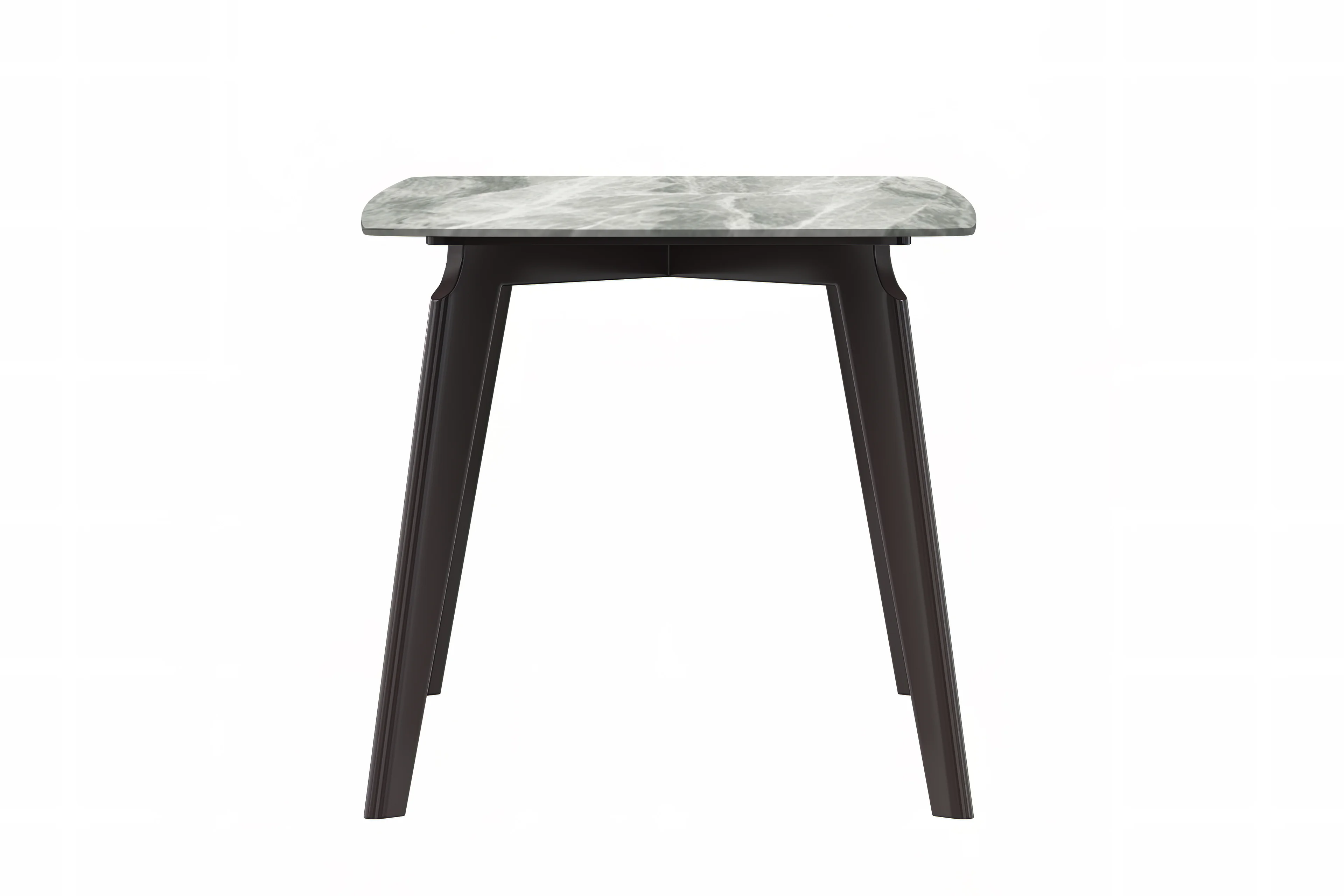 Krevor Series Modern Dining Table Silver Base, With 62 Light Grey Sintered Stone Top