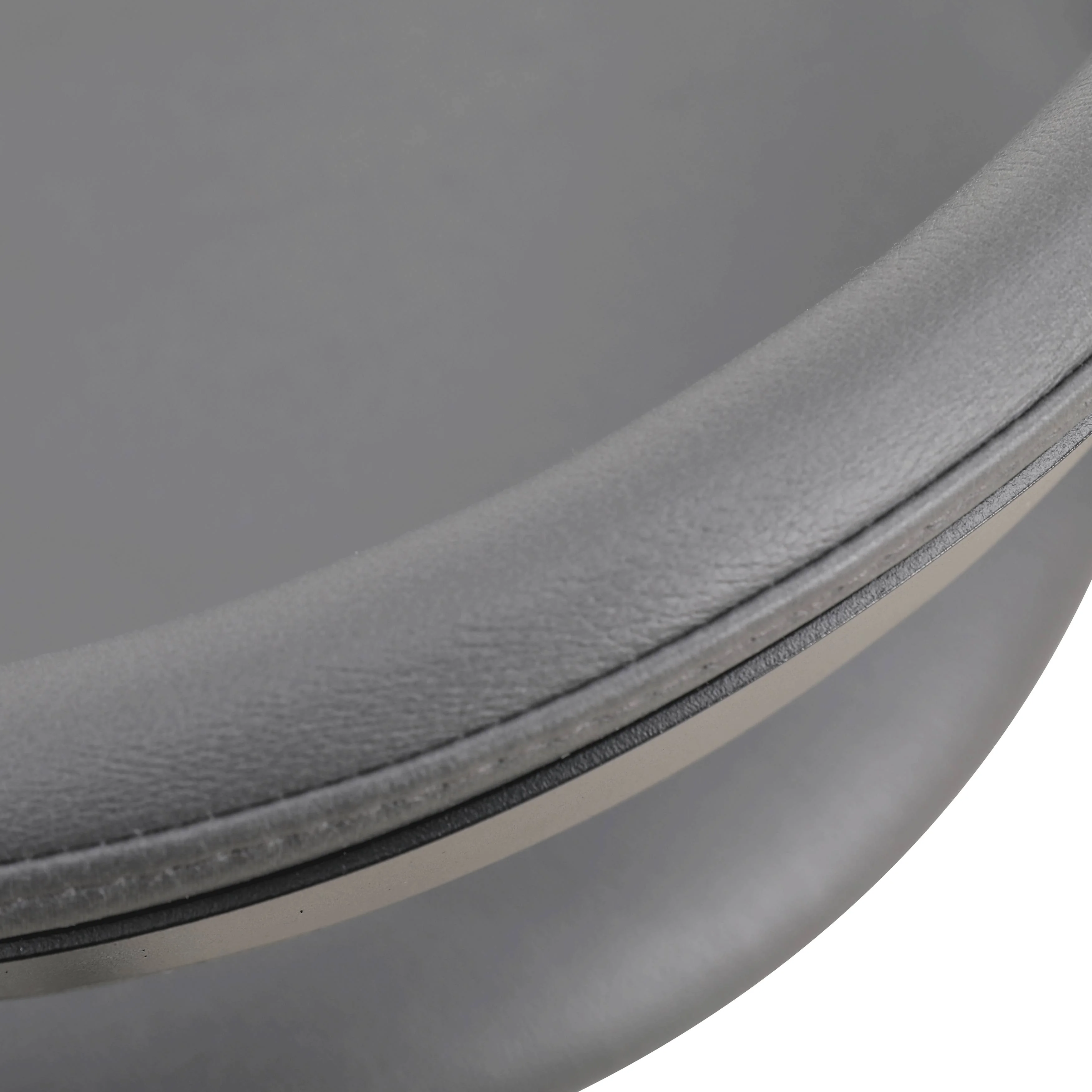 Lume Collection Modern Bar Stool in Charcoal Set of 2