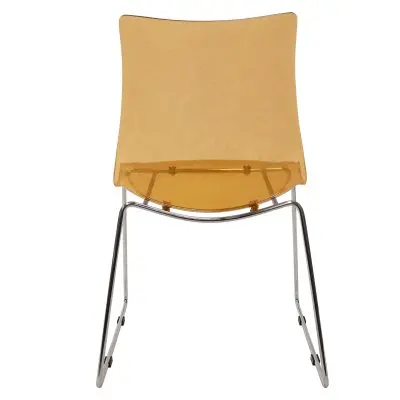 Lima Modern Acrylic Chair, Set of 4