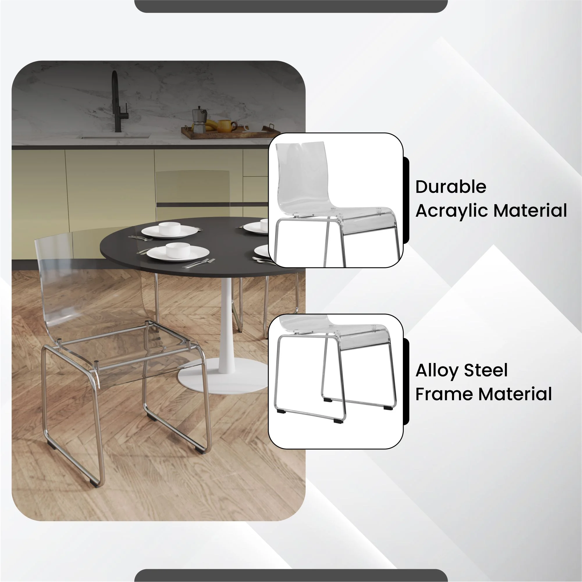 Lima Modern Acrylic Chair