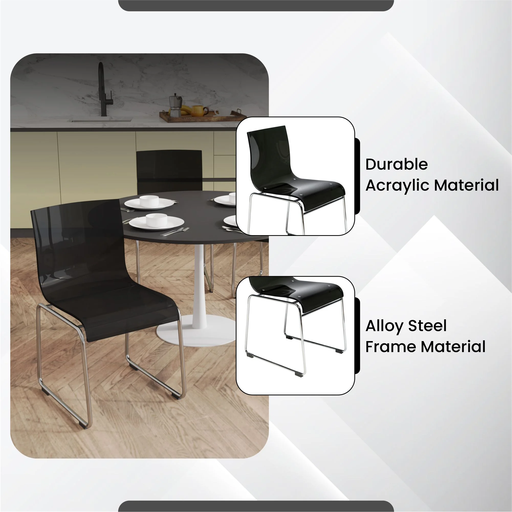 Lima Modern Acrylic Chair