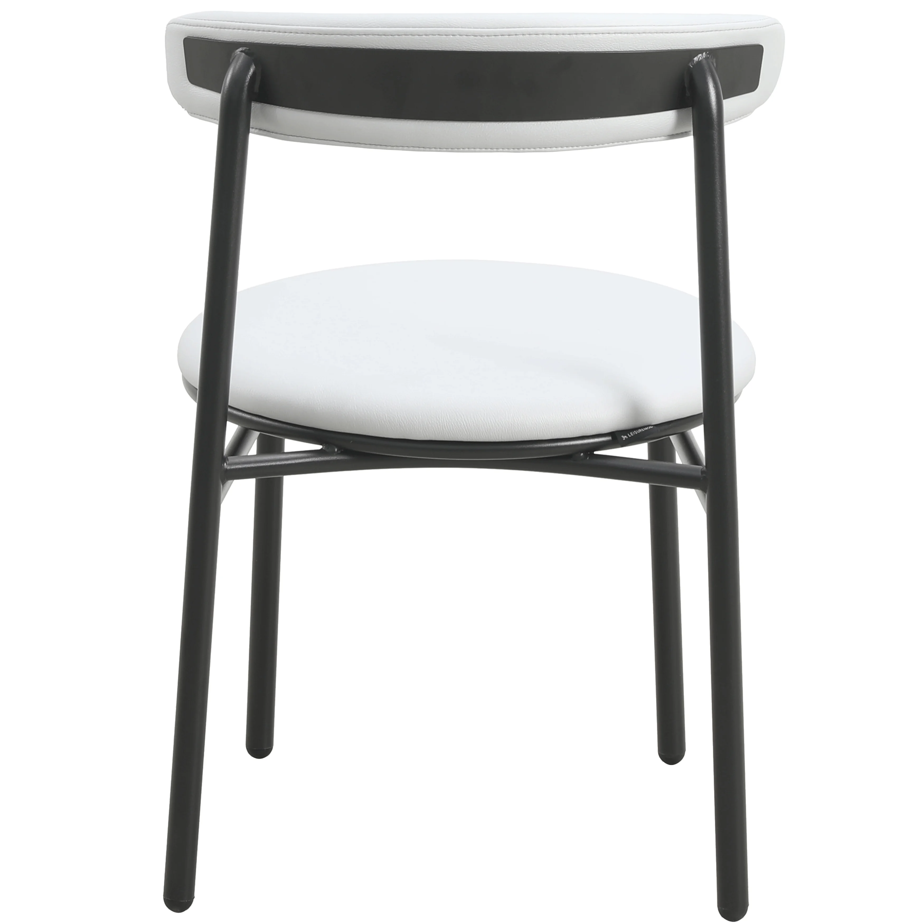 Lume Collection Modern Dining Chair in Grey Set of 2