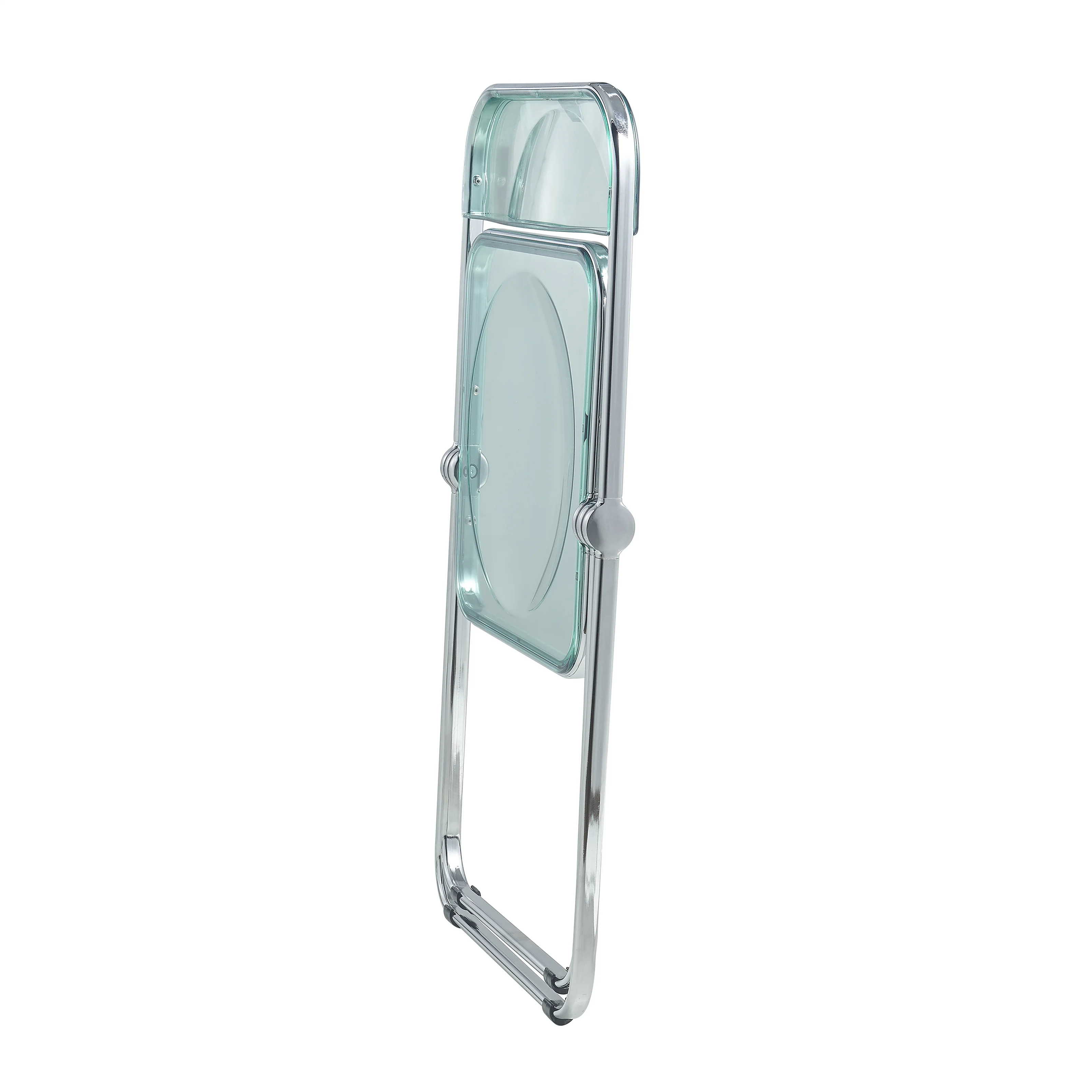 Lawrence Acrylic Folding Chair With Metal Frame