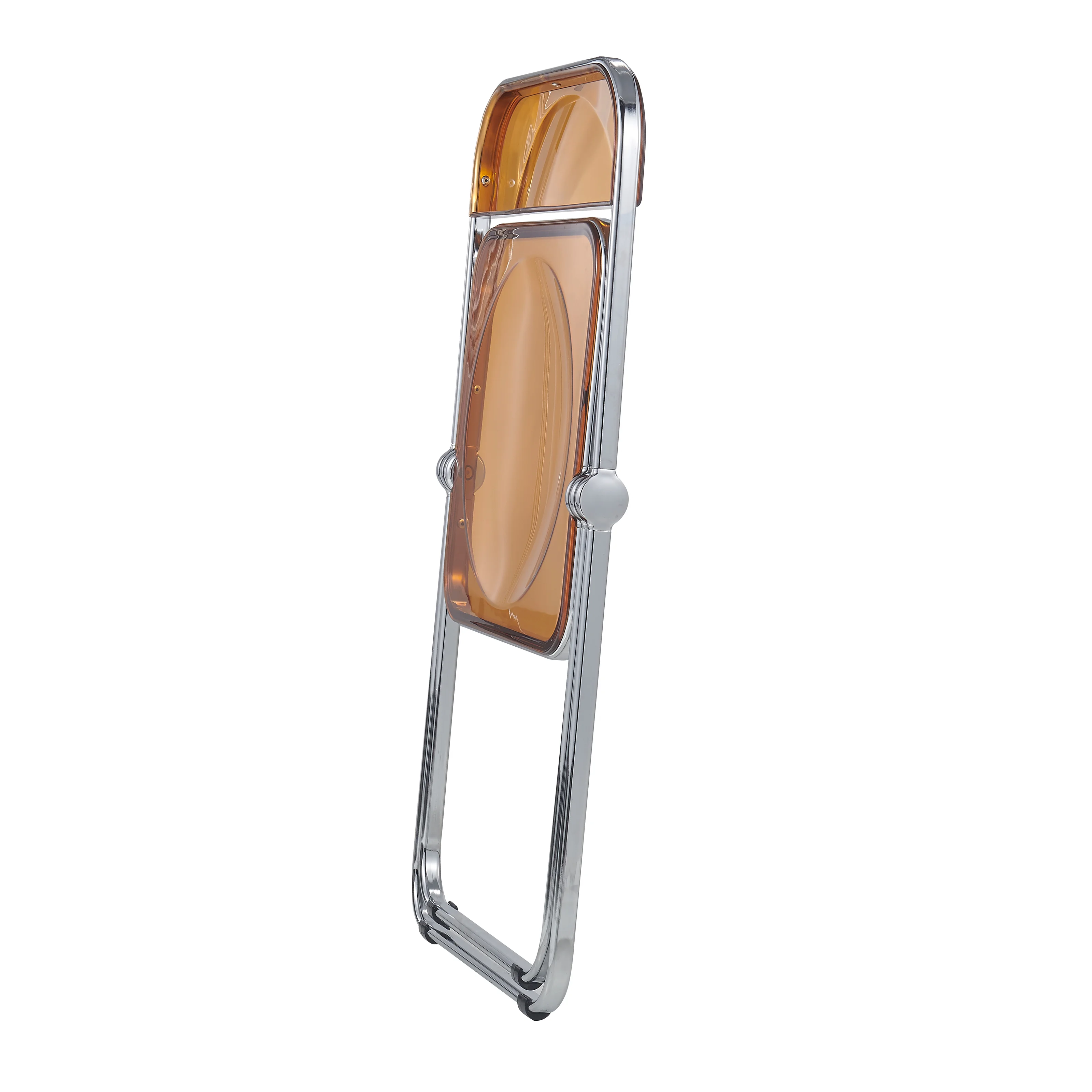 Lawrence Acrylic Folding Chair With Metal Frame