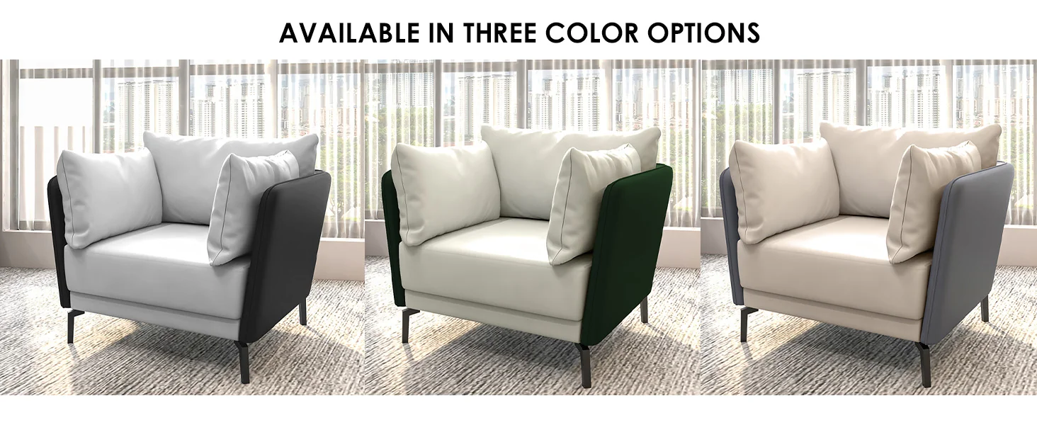 Luxify Collection Single Seater Sofa in Green