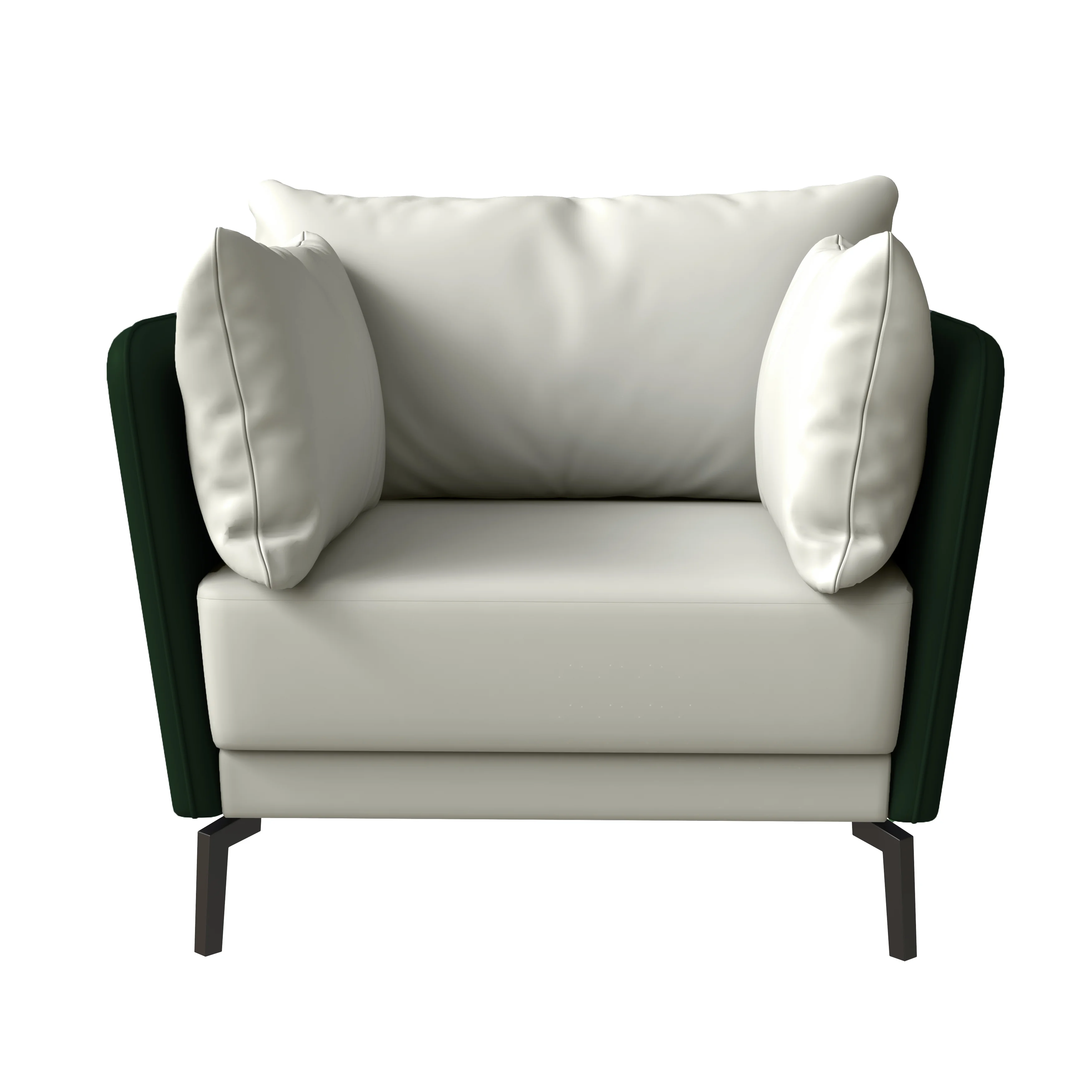 Luxify Collection Single Seater Sofa in Green