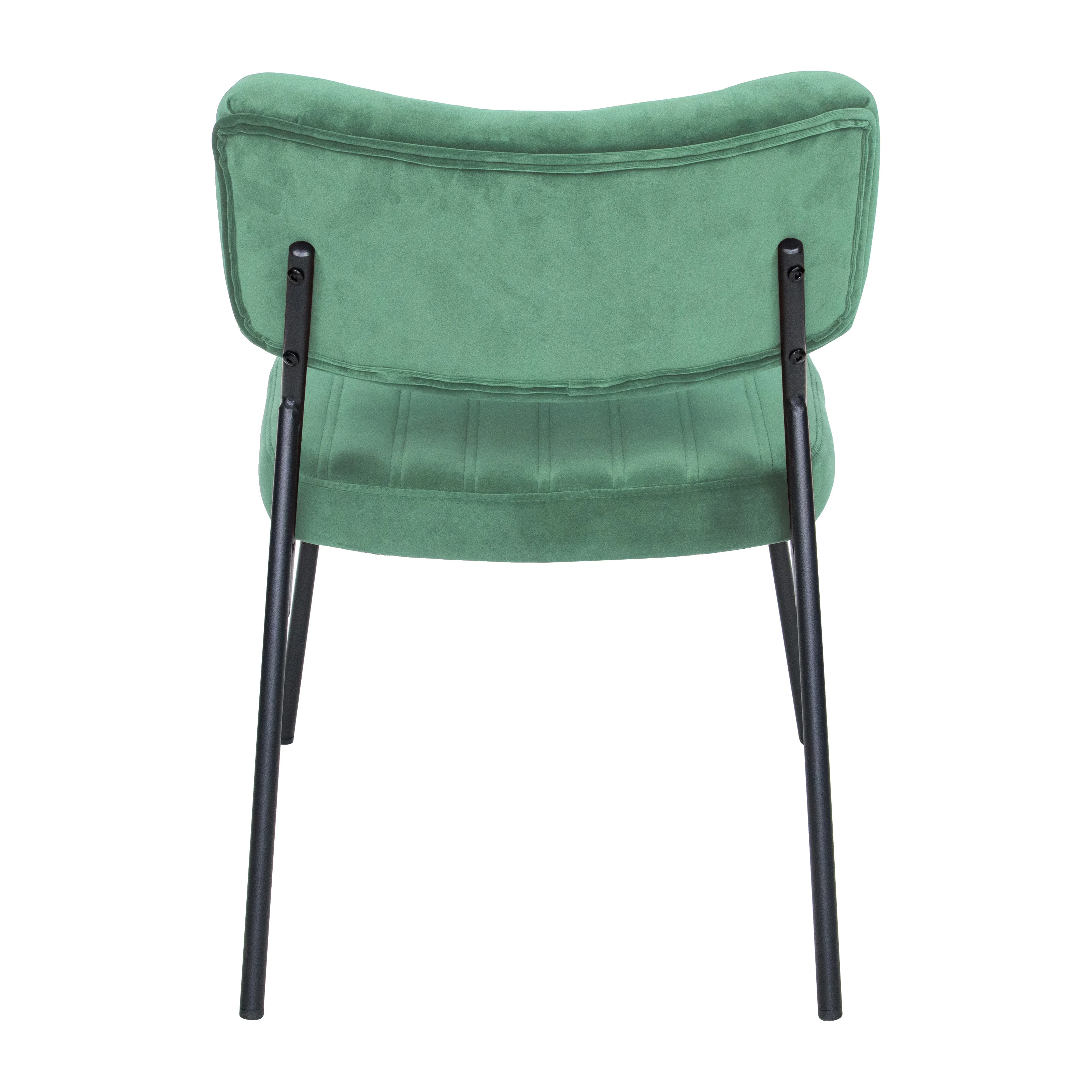 Marilane Velvet Accent Chair With Metal Frame