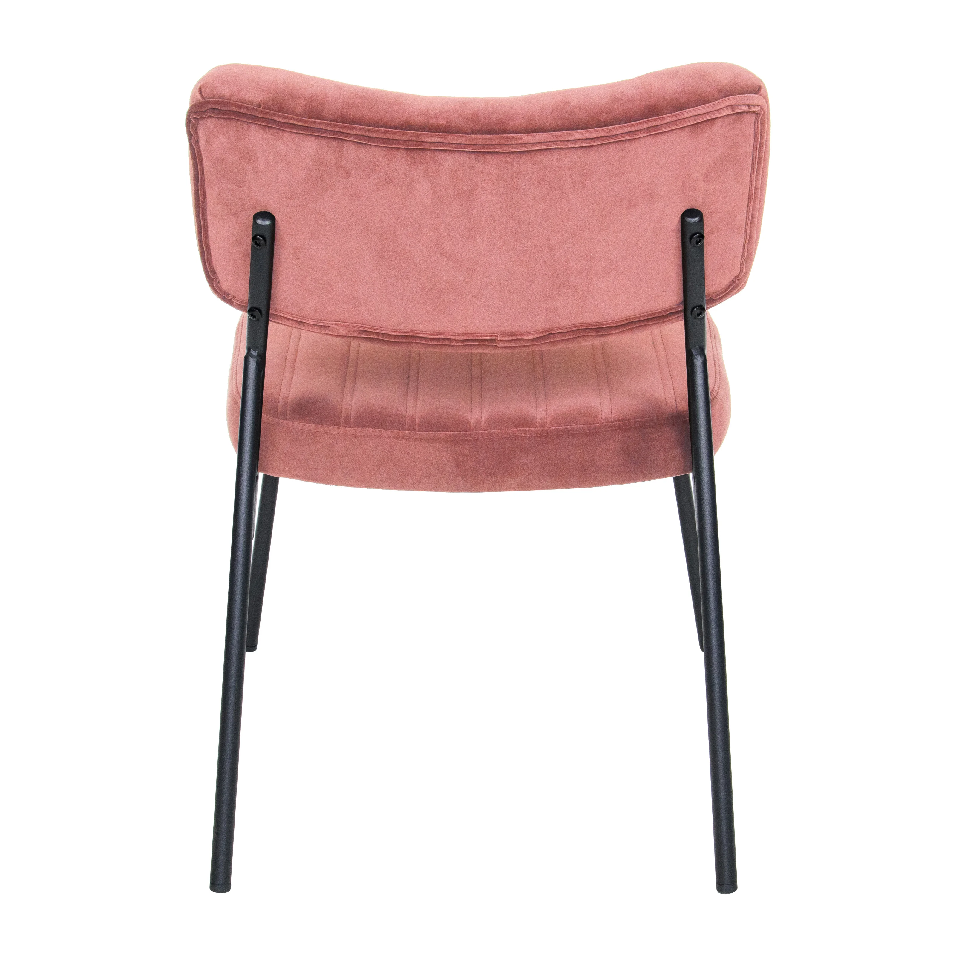 Marilane Velvet Accent Chair With Metal Frame