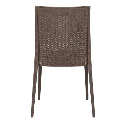 Weave Mace Indoor/Outdoor Dining Chair (Armless), Set of 2