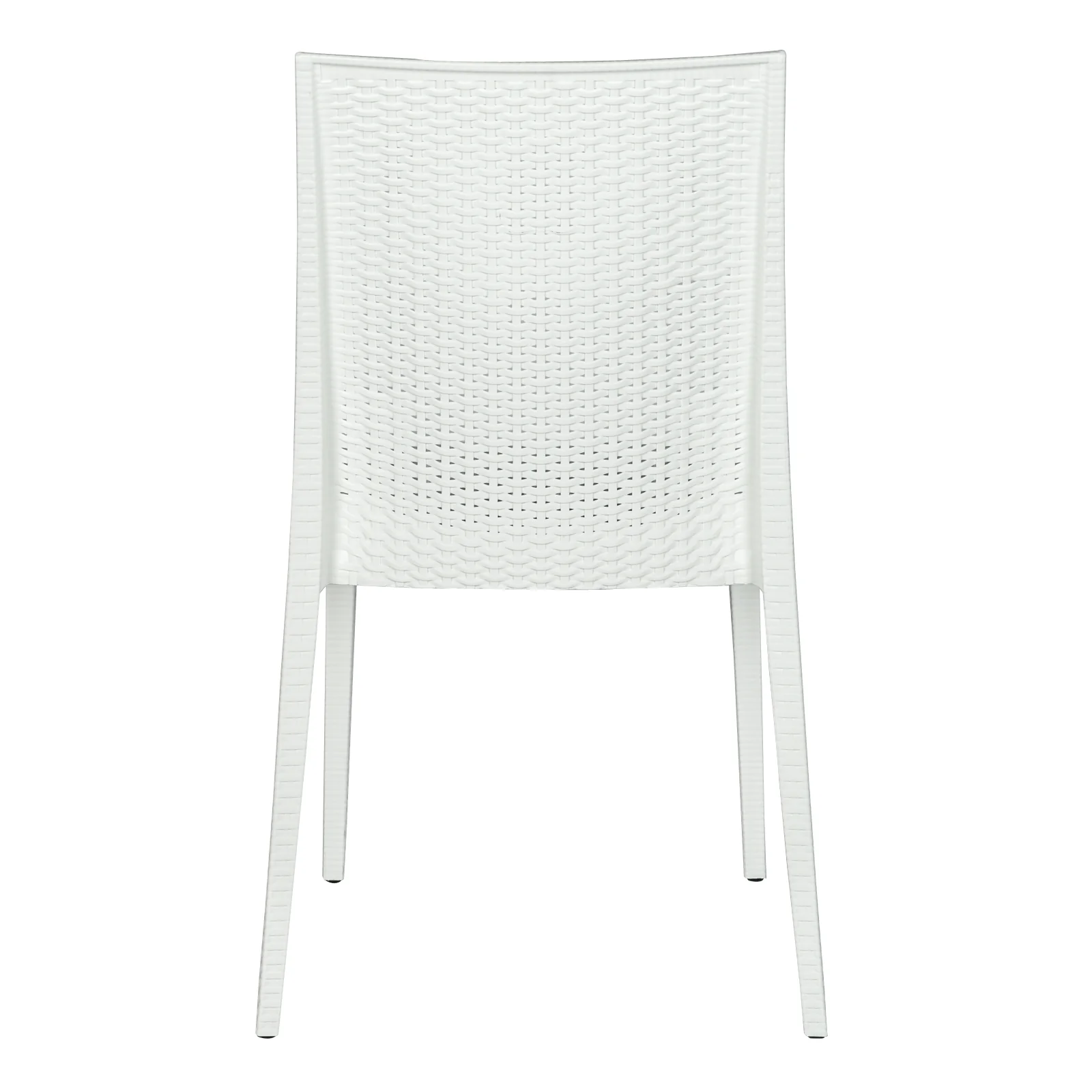 Weave Mace Indoor/Outdoor Dining Chair (Armless), Set of 2