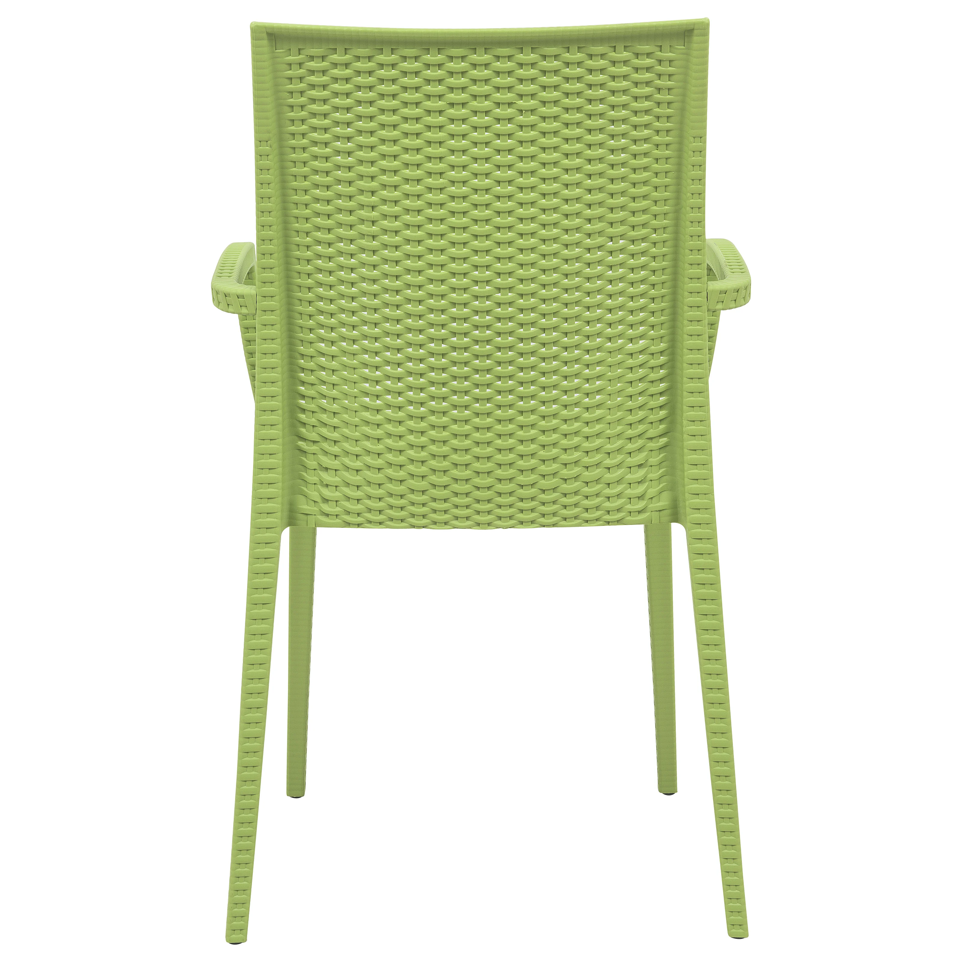 Weave Mace Indoor/Outdoor Chair (With Arms), Set of 2