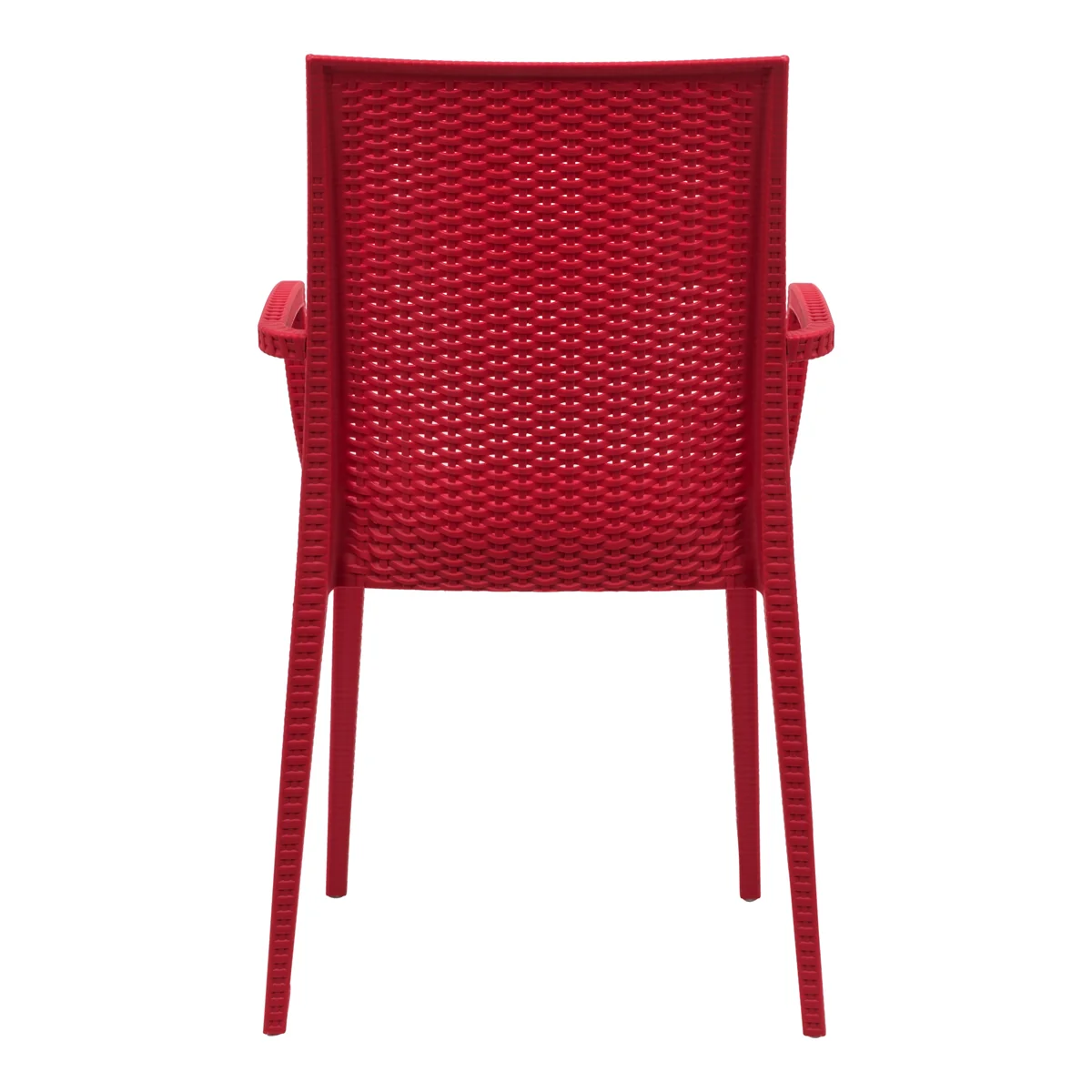 Weave Mace Indoor/Outdoor Chair (With Arms), Set of 4