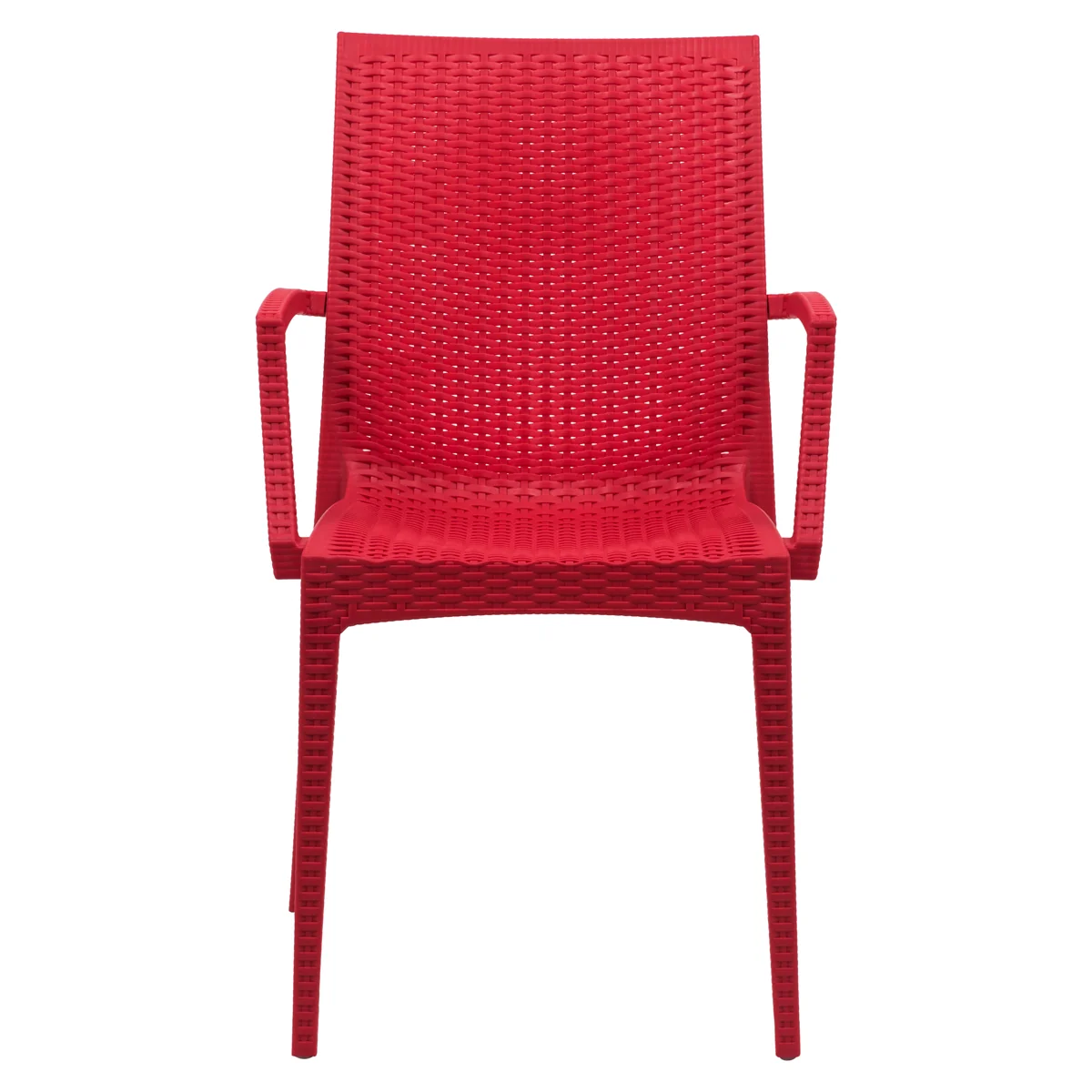 Weave Mace Indoor/Outdoor Chair (With Arms), Set of 4