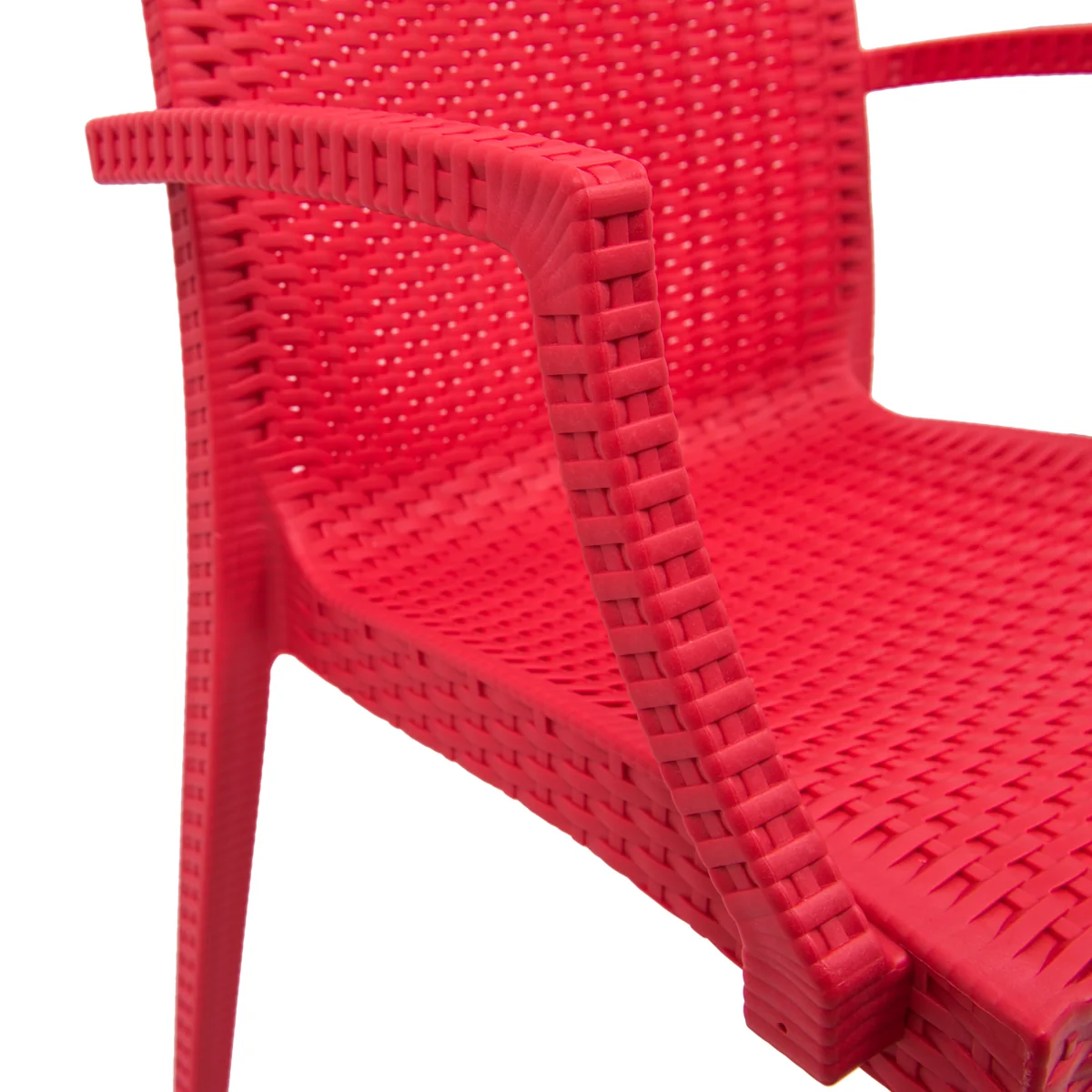 Weave Mace Indoor/Outdoor Chair (With Arms), Set of 4