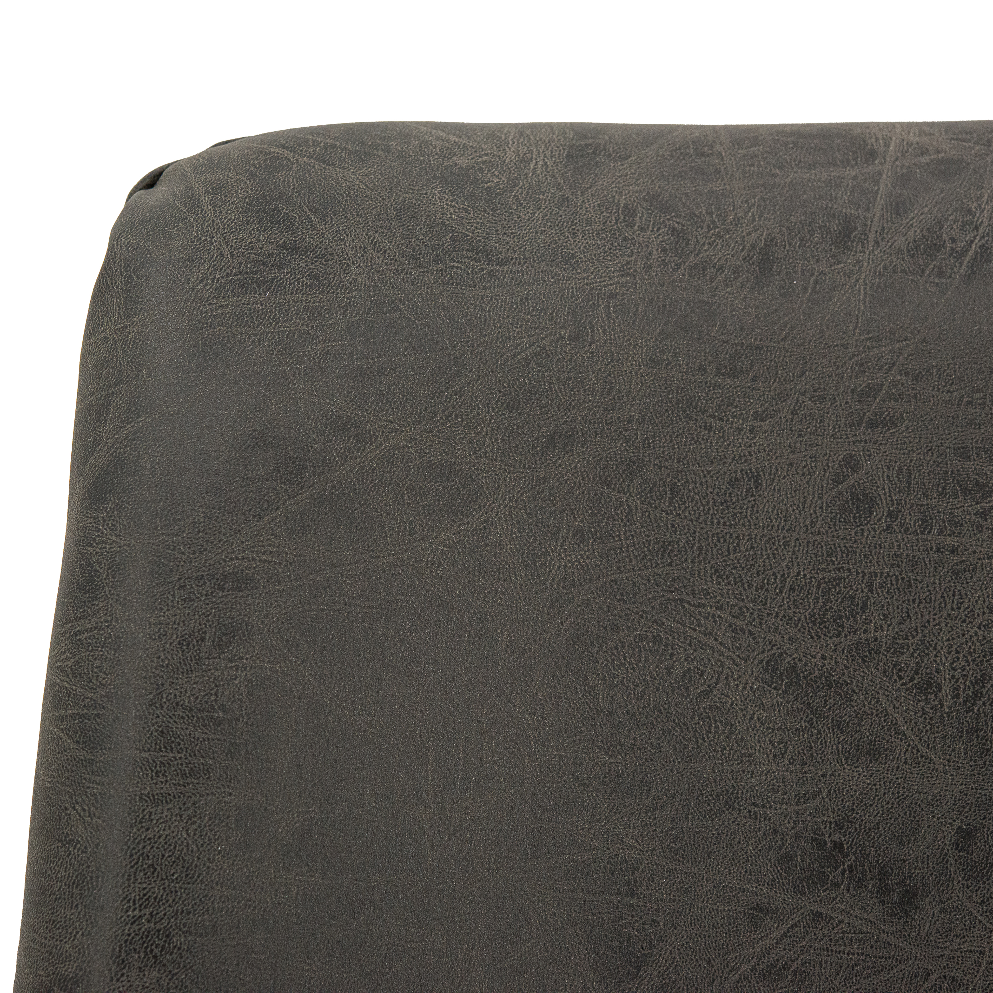 Markley Modern Leather Dining Chair With Gold Legs Set of 4