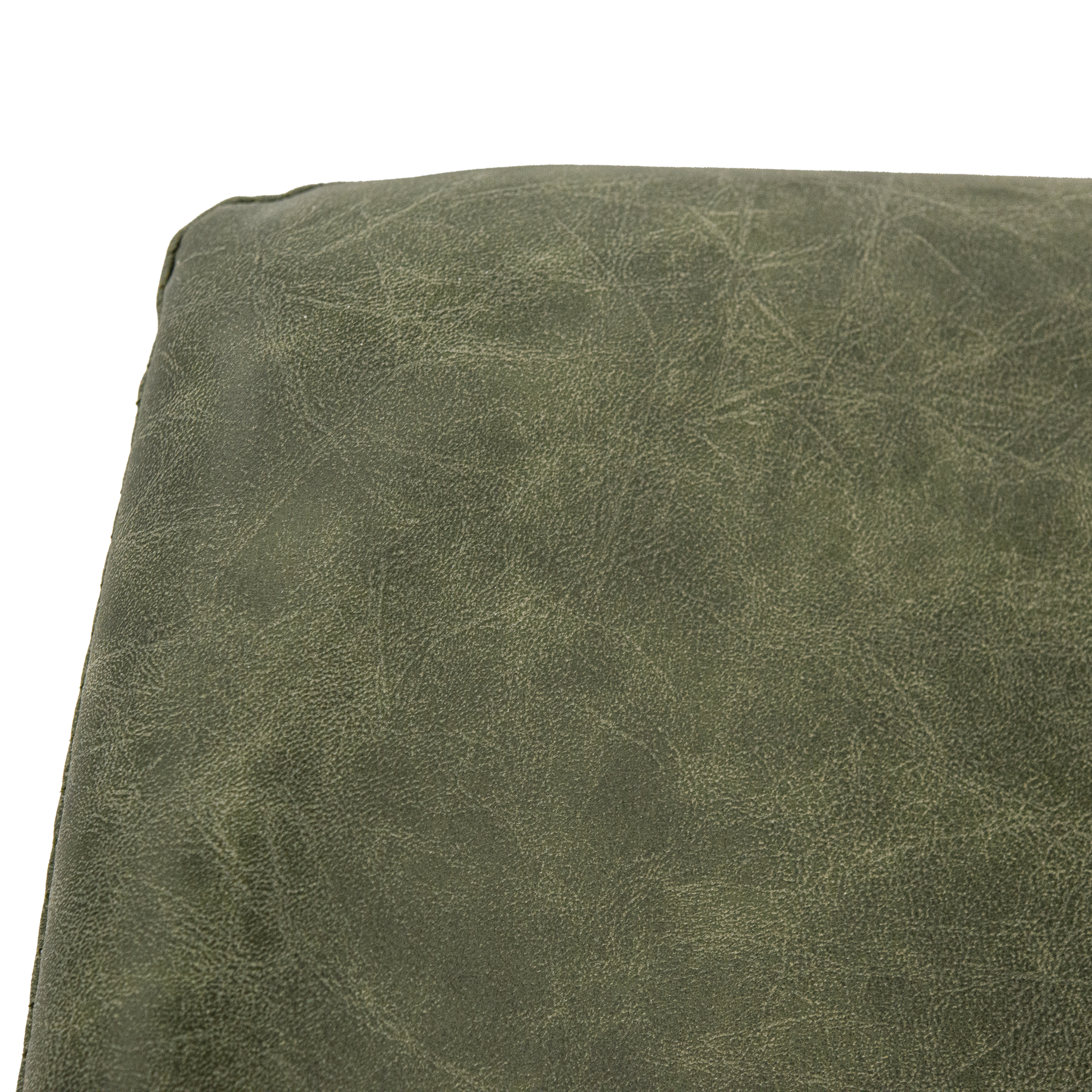 Markley Modern Leather Dining Chair With Gold Legs Set of 4